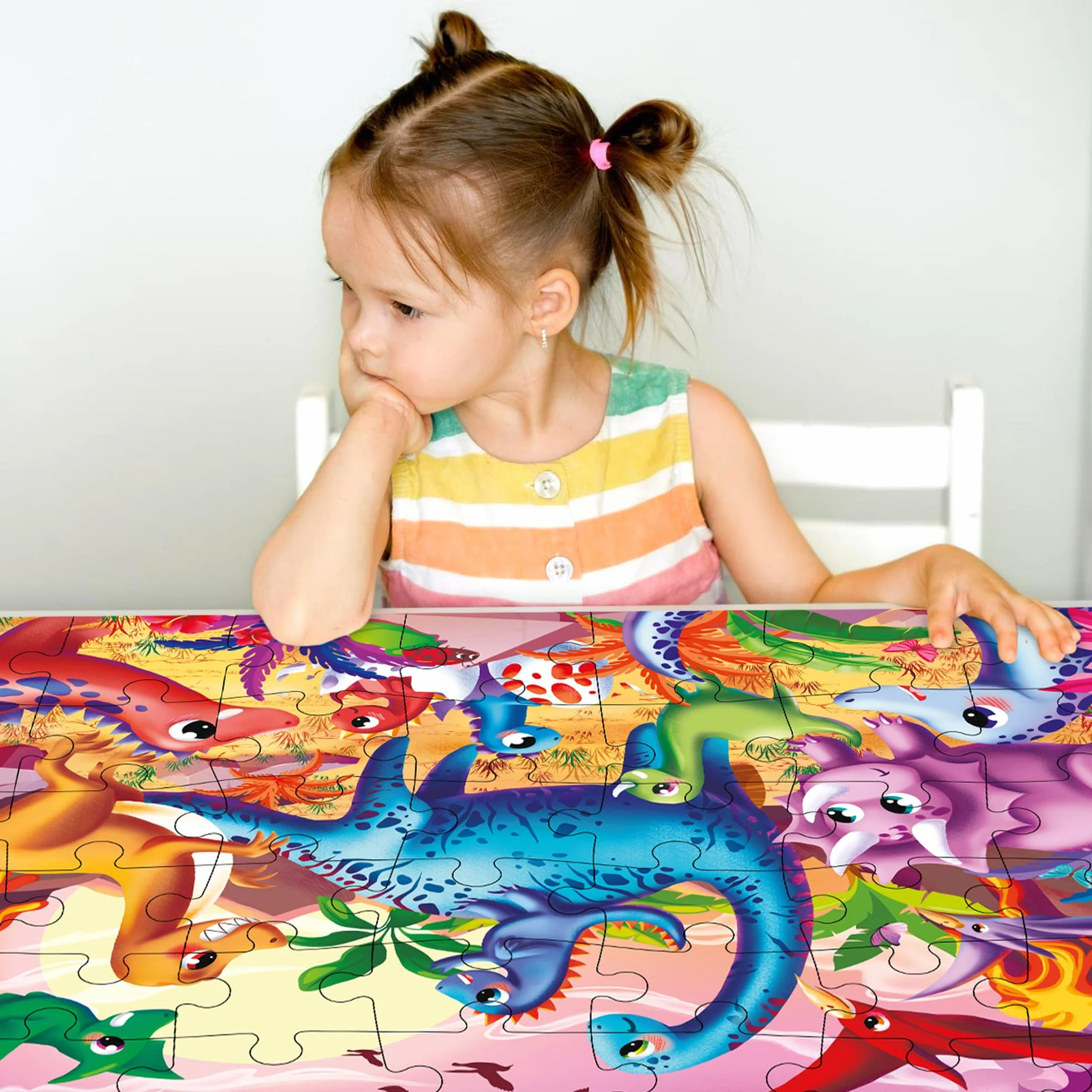 QUOKKA Puzzle Giant para Niños 3 4 5 Años - 60x90 cm 48 Piezas Puzzle XXL Gigante de Suelo Infantiles 5 6 Años - Grande Juguete Dinosaurios - Regalo Educativo para Niños y Niñas de 2 a 6