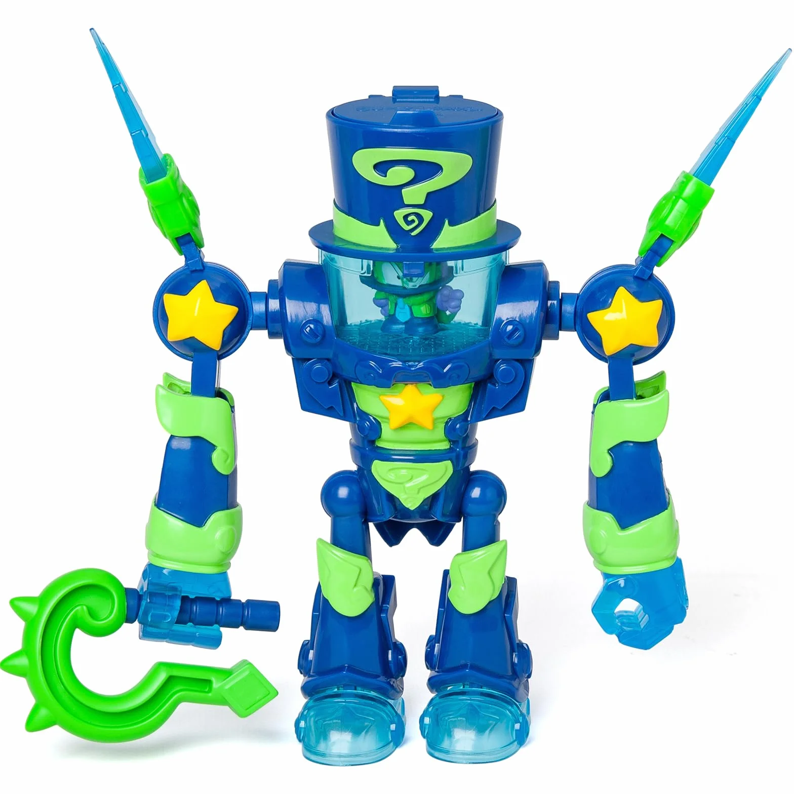 SUPERTHINGS – Ultra Striker Enigma. Robot Ultra Striker de Enigma de la Serie de TV “SuperThings Kazoom Power”. Contiene 1 Ultra Striker Robot, 1 Enigma Exclusivo, 1 Accesorio
