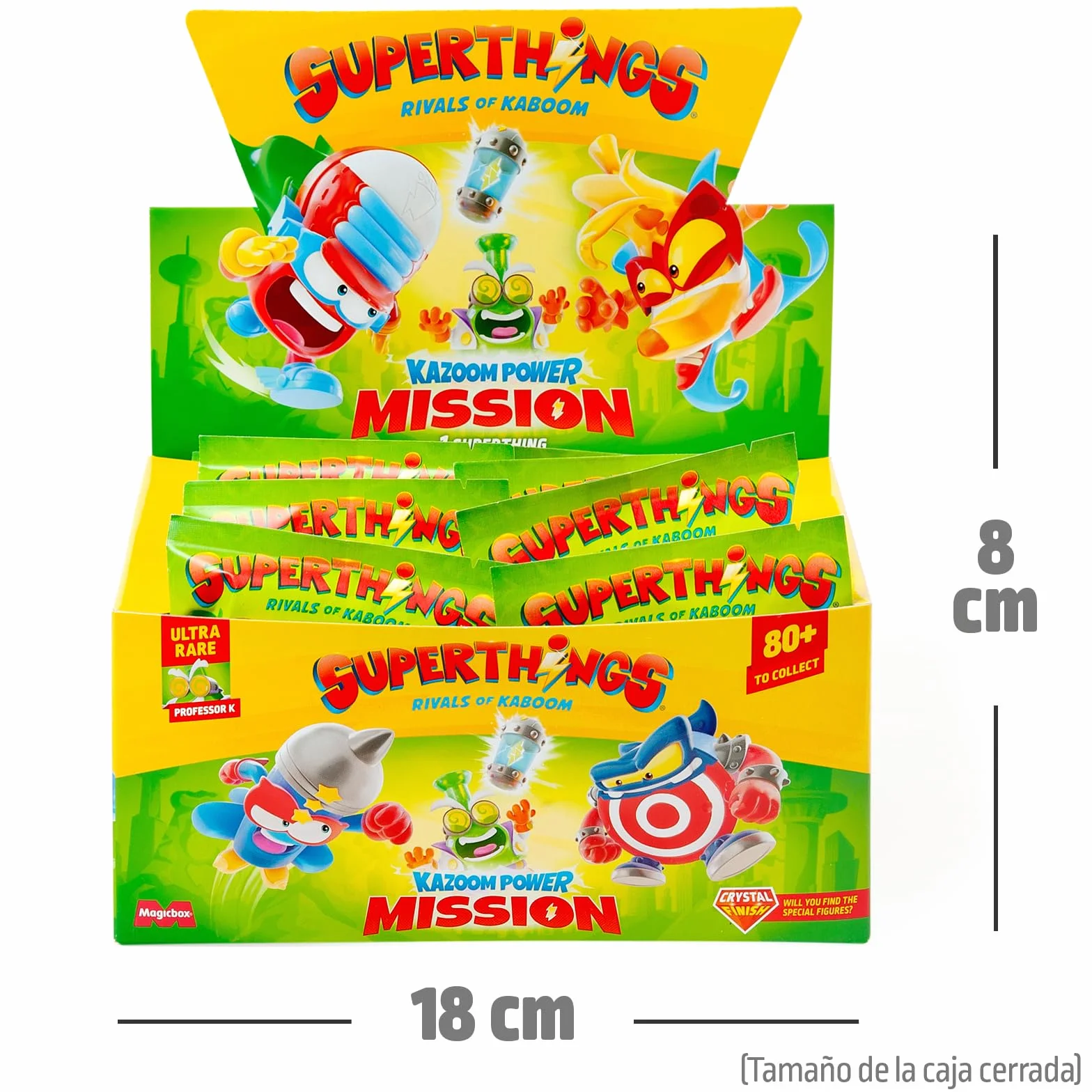 SUPERTHINGS KAZOOM Power Mission One Pack Caja 25 Sobres Figuras Coleccionables 1 SuperThings Sorpresa 1 Checklist