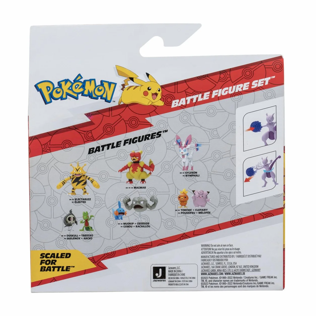 Pokèmon Figuras 2-Pack Mew & Mewtwo - Juguetes Nueva 2023 – Figuras 5-10 cm - Oficialmente Juguetes