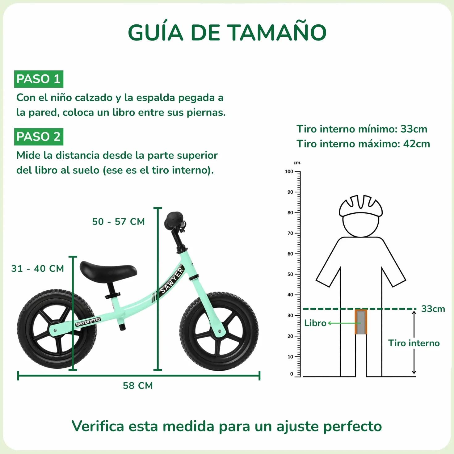 Sawyer Bikes - Bicicleta Sin Pedales Ultraligera - Niños 2, 3, 4 y 5 años