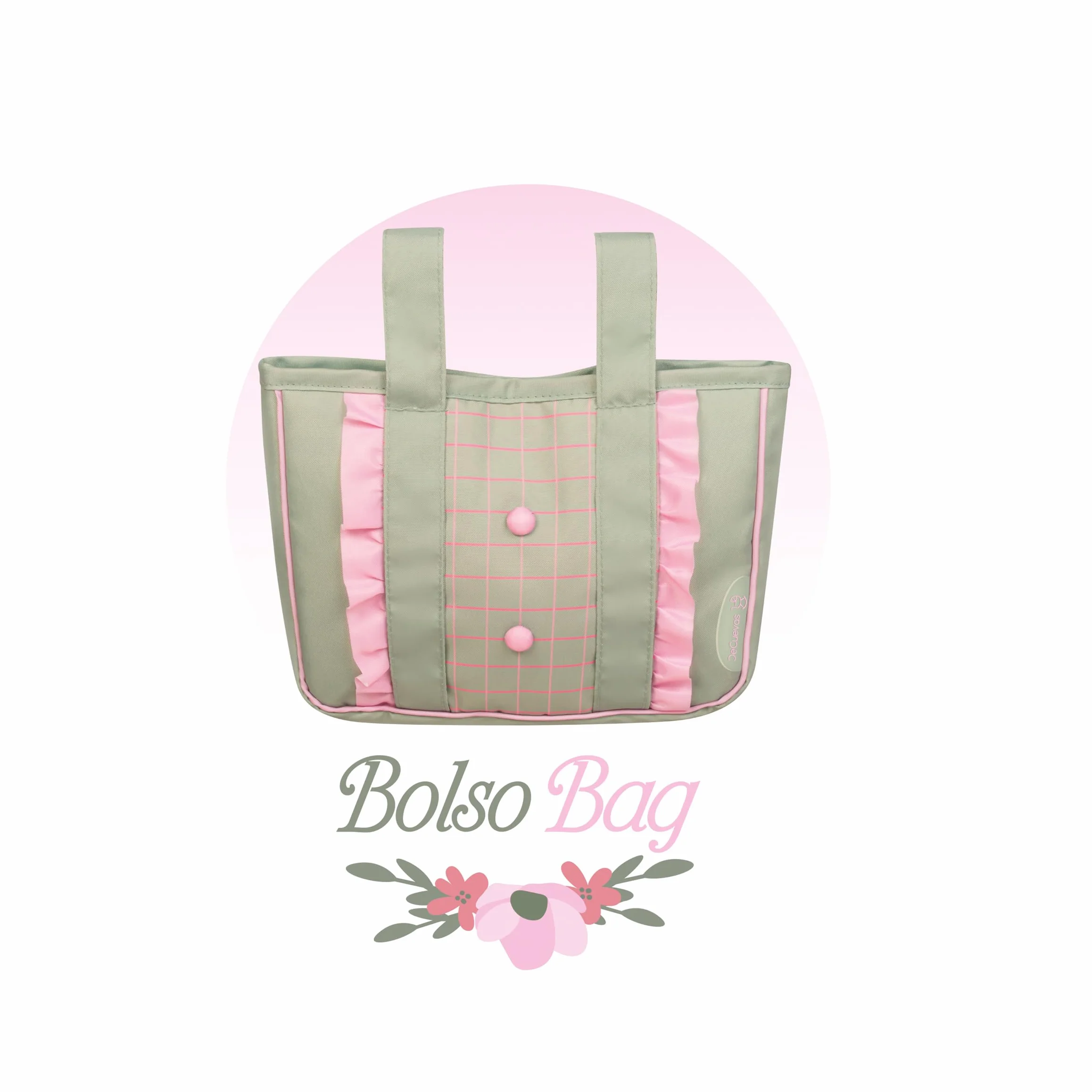 Carro de Muñecas Mi Primer Cochecito con Bolso Botanic DeCuevas