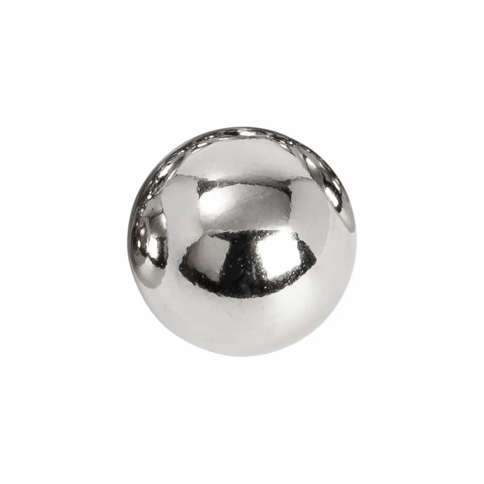 Ideen mit Herz Bolas de acero inoxidable, diámetro de 15 mm, 10 unidades