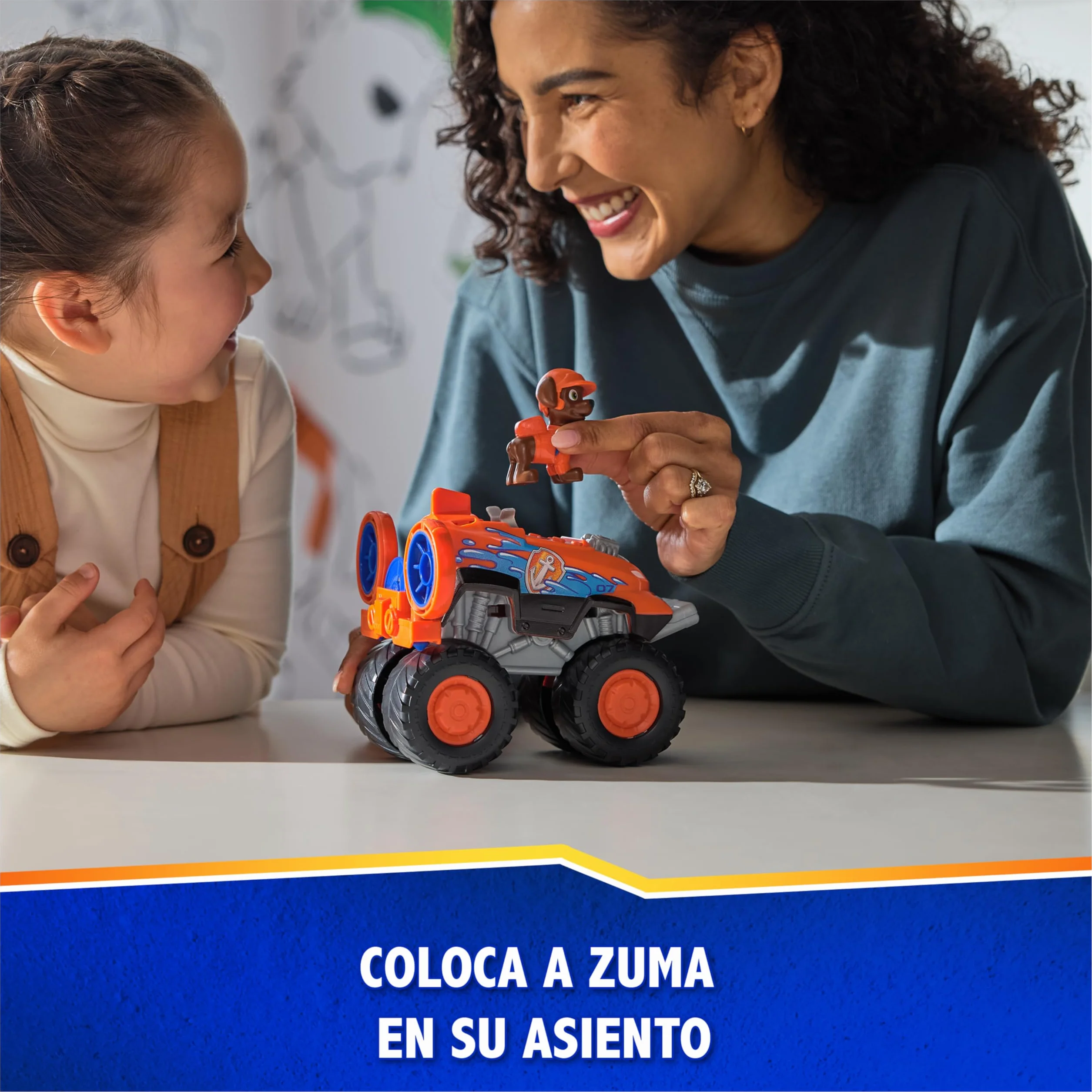 Paw Patrol Patrulla Canina Figura Zuma Rescue Wheels Vehículo Aerodeslizador Lanza Proyectiles Juguetes Niños 3 años+