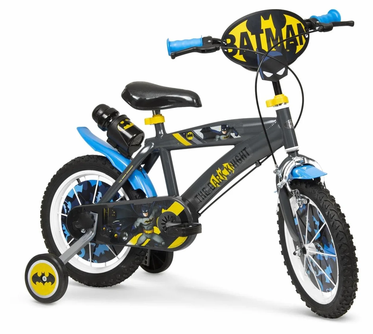 TOIMSA Bicicleta 14" Batman 4/6 Ños, Multicolor, 14913