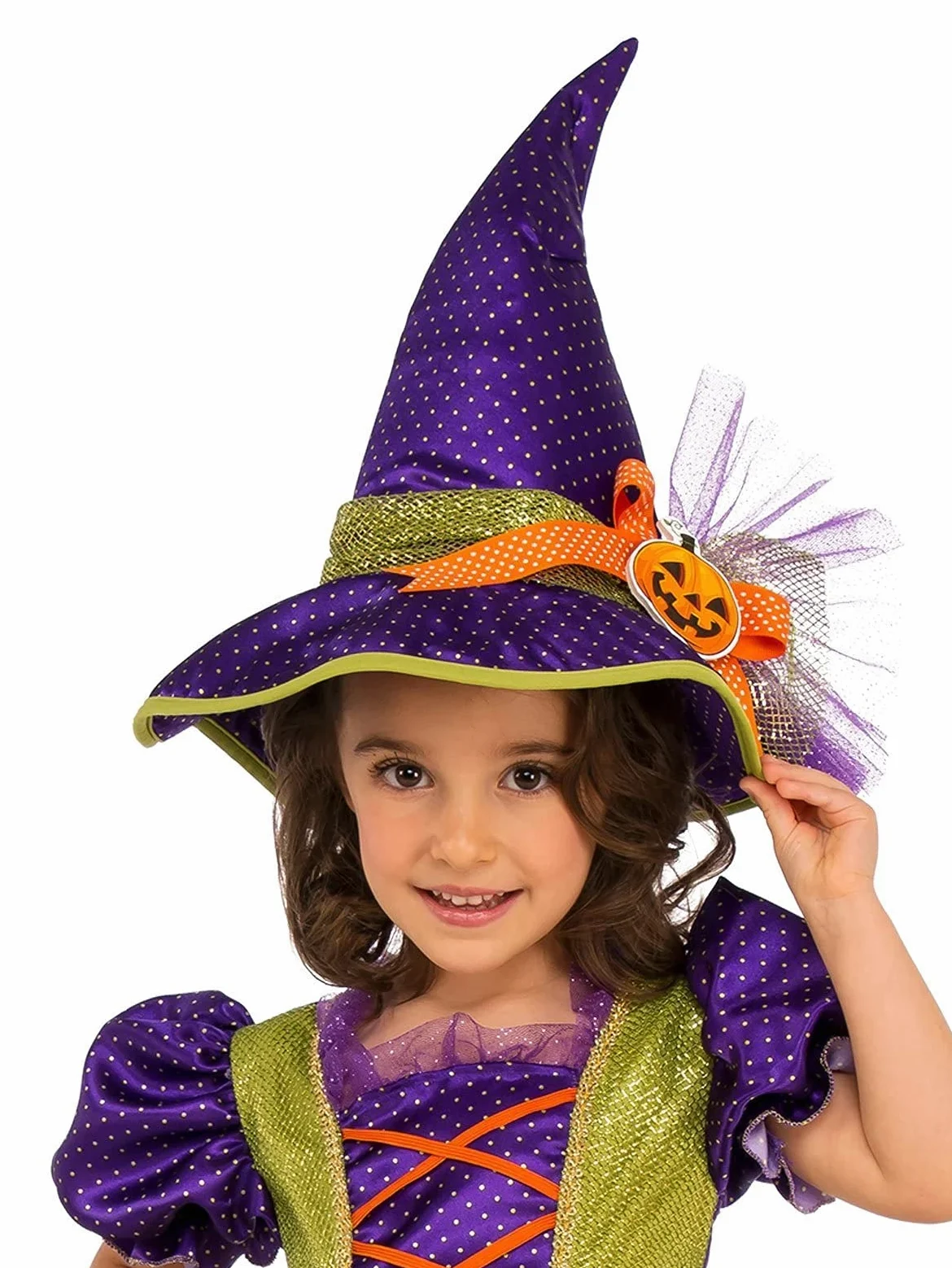 Rubie's Disfraz de bruja de calabaza para niños, pequeño