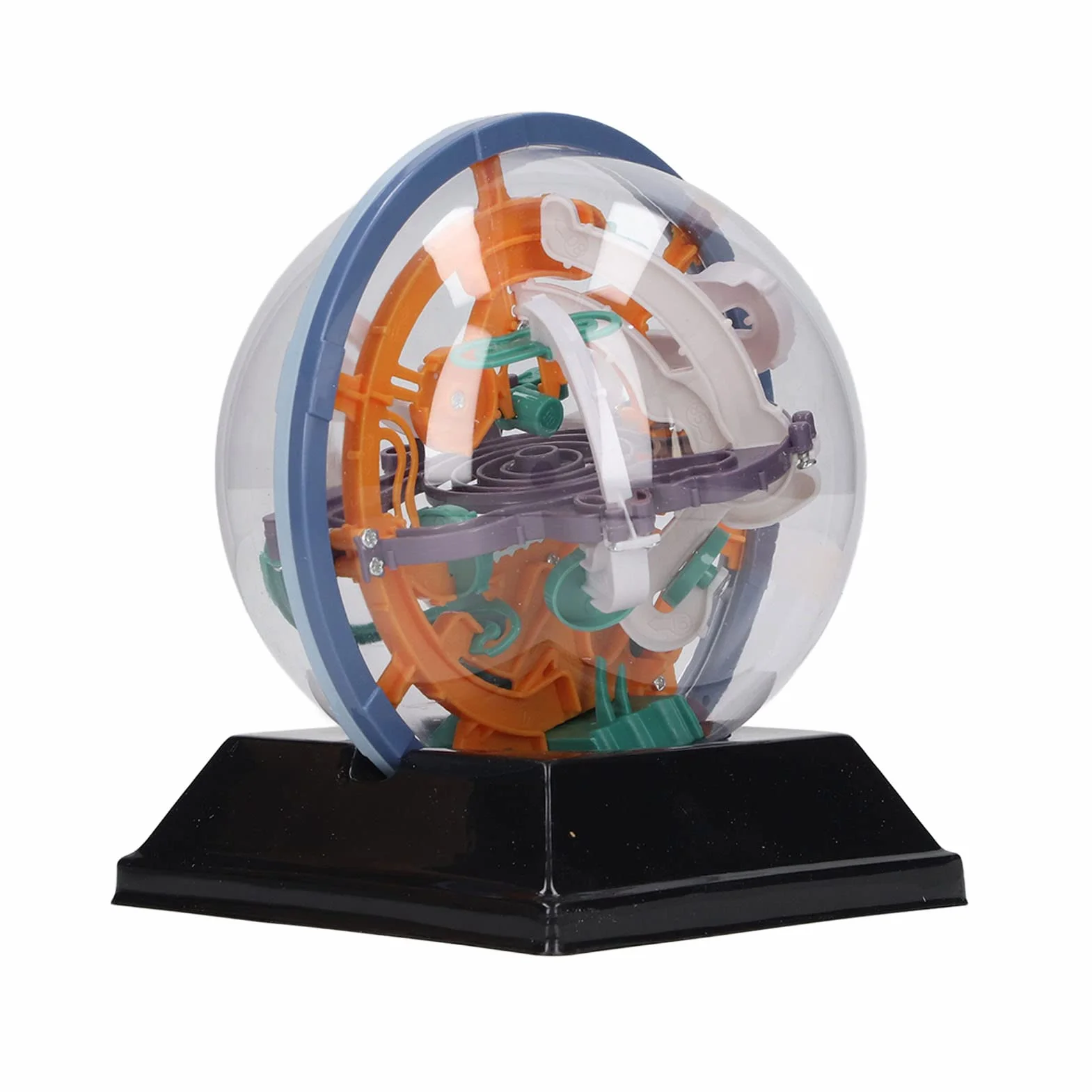 Bola de Laberinto 3D educativa, mejora el intelecto, desarrolla la paciencia, plástico para niños (100 obstáculos)