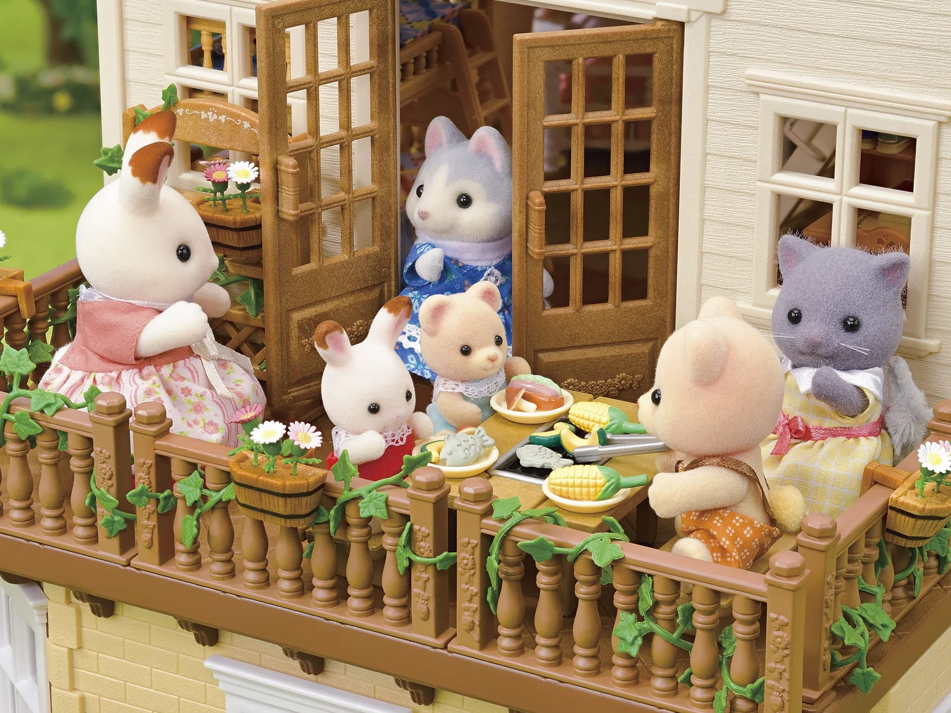 Sylvanian Families 5716 Casa con Luces - el ático secreto- Casa de Muñecas