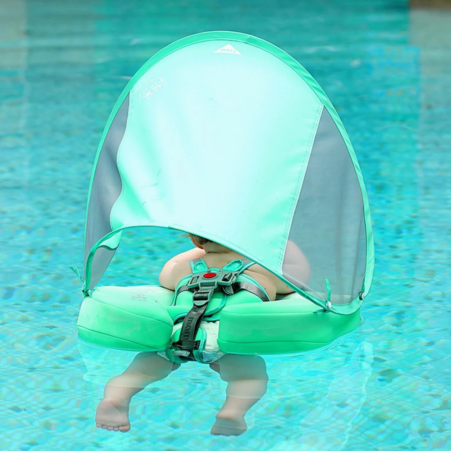 Flotador para Bebés para Natación Flotadores Infantiles para Piscina | Con Protección Solar UPF50+ Para Bebés De 3 A 24 Meses, Para Playa, Lago, Bañera Y Viajes