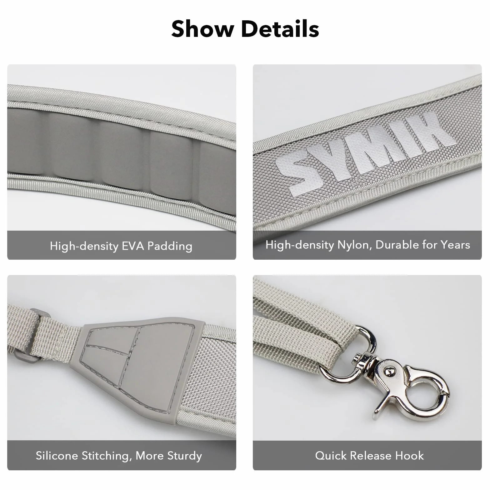 SYMIK Cordón de control remoto para DJI FPV/Avata/Avata 2, Phantom 4/3, Inspire Remote Controller 3/2, soporte, correa ajustable para el cuello/correa para el hombro con cómodo acolchado de EVA