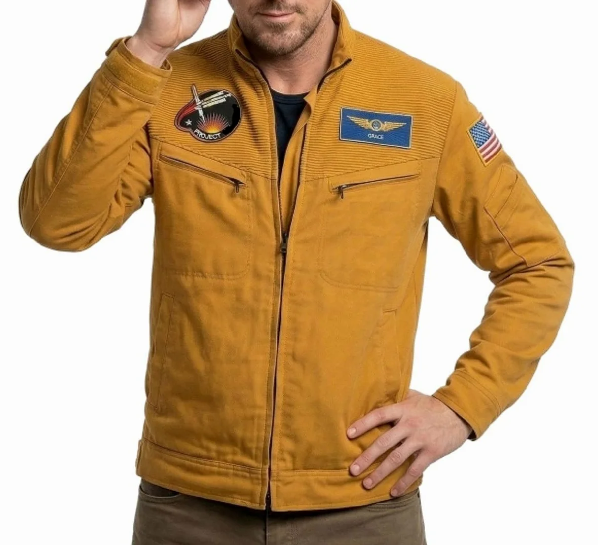 Ryland Jacket - Disfraz de réplica de la película de ciencia ficción