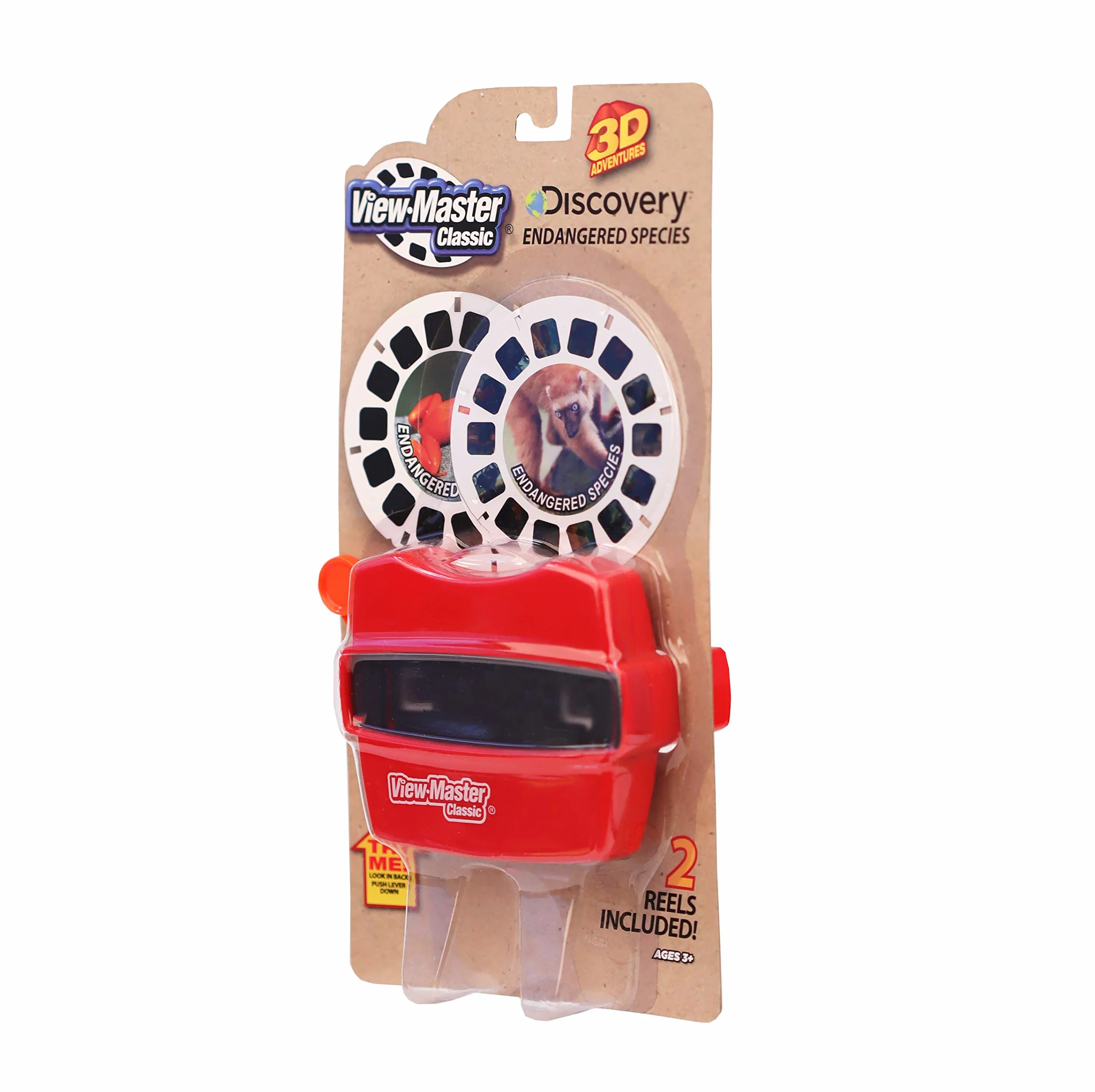 ¡Diversión básica! 02063 Viewmaster Discovery Especies en Peligro para niños