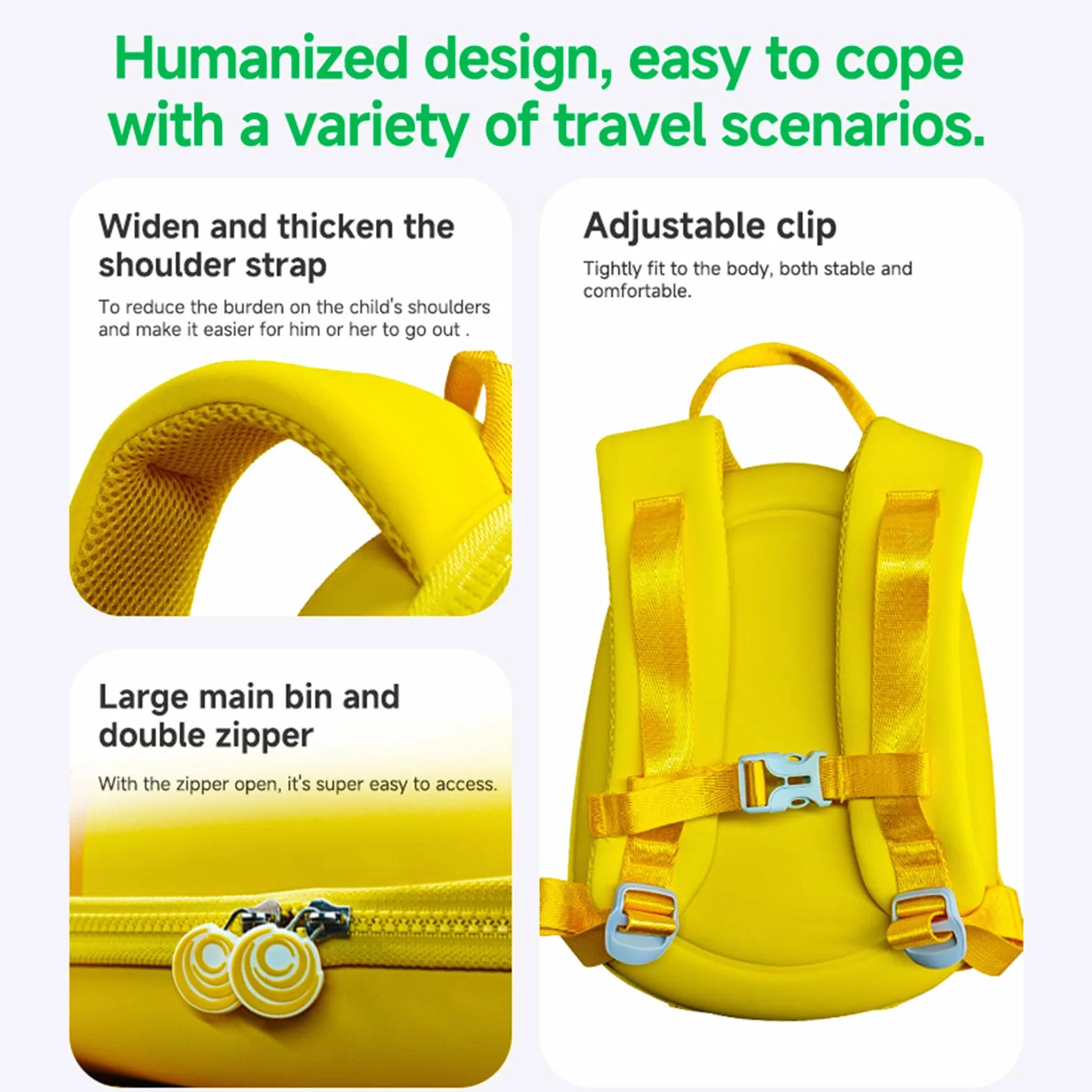Mochila LED Deportes Al Aire Libre con Dibujos Animados 3D Impermeable para Niños