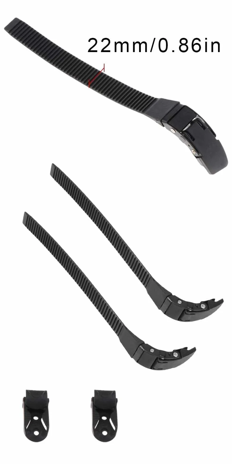 Correas de fijación para Patines, Hebilla de Repuesto, 2 Piezas
