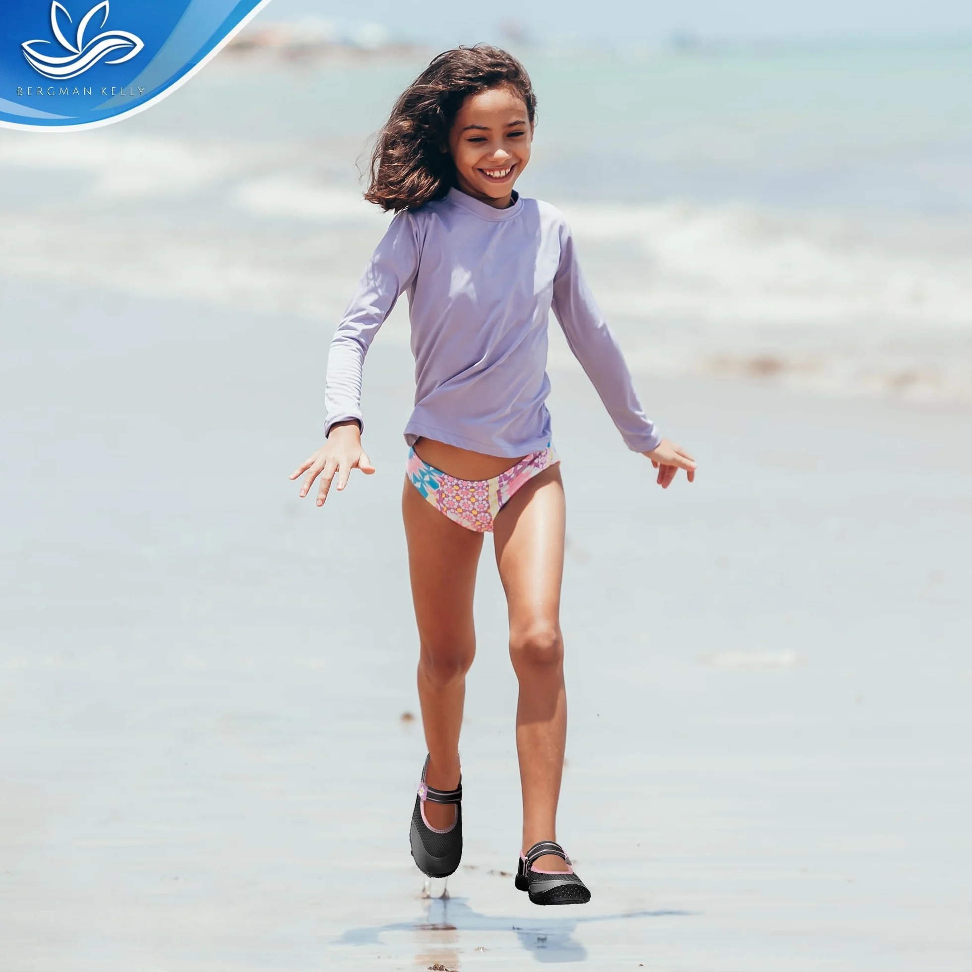 BERGMAN KELLY Zapatos de Agua para niños pequeños Varios tamaños Calcetines de Agua para niñas Zapatos de Playa