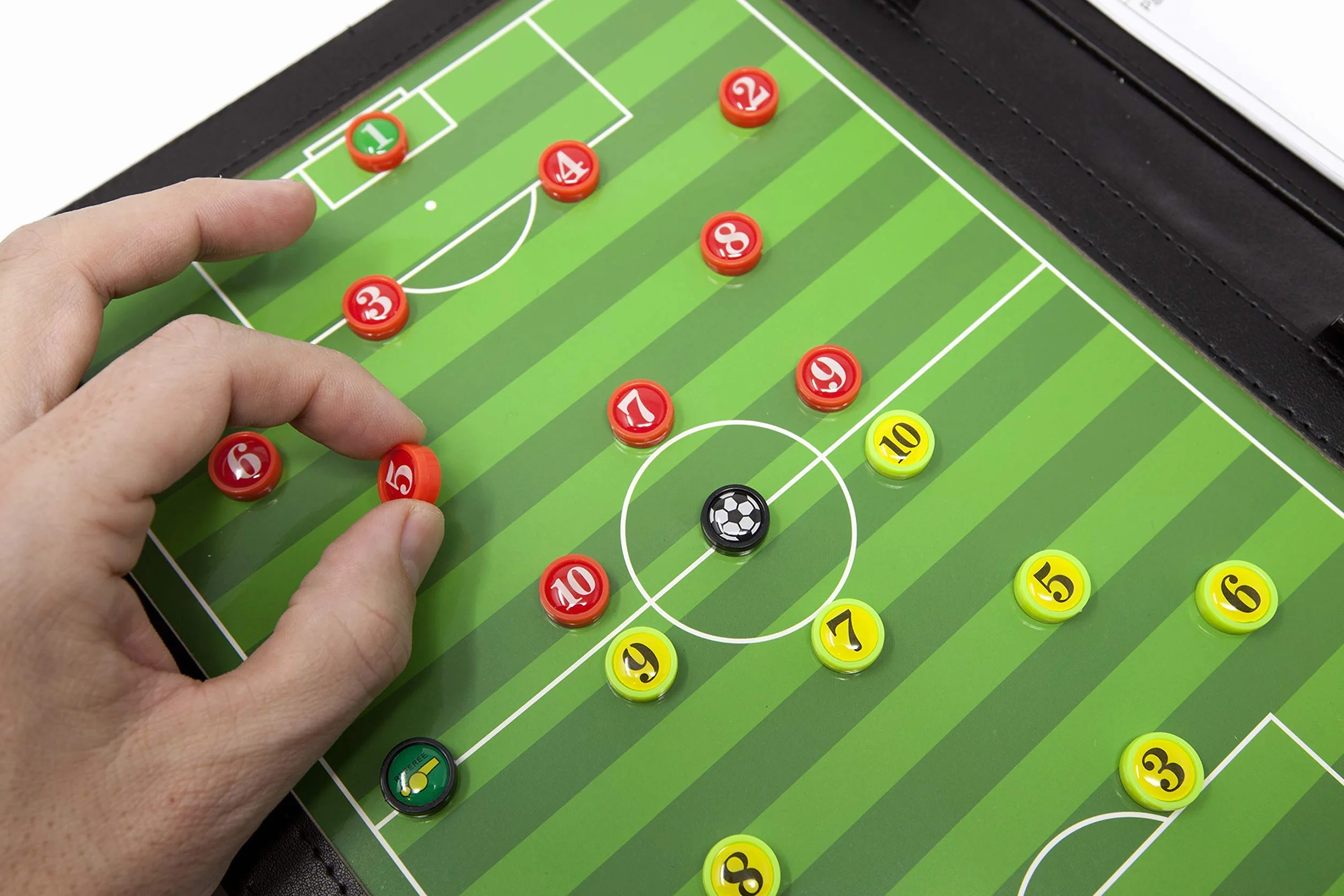 Carpeta Táctica Plegable para Entrenadores de Fútbol con Bolsillo