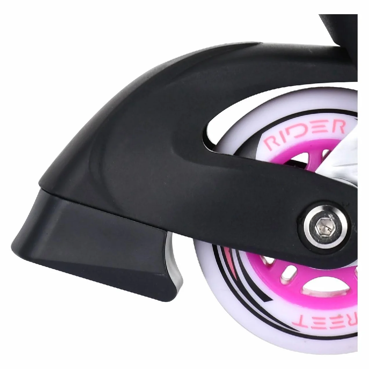 Kids Globe Street Rider 720235 Rollers en Línea Rosa/Gris Ajustable Tamaño 33-36 ABEC7 Marco de Aluminio