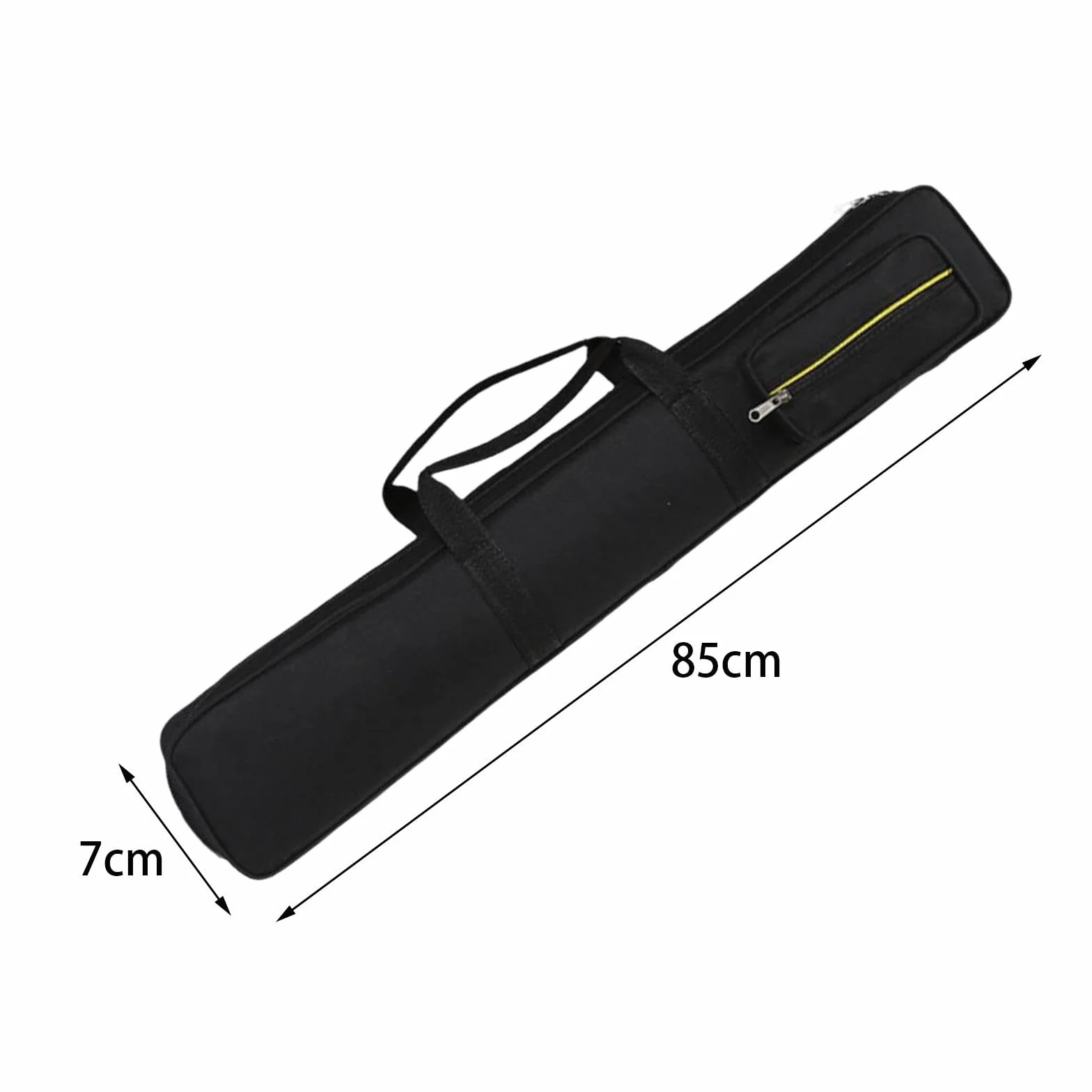 Funda protectora para tacos de billar 8 agujeros rojo 85 x 18 x 7 cm