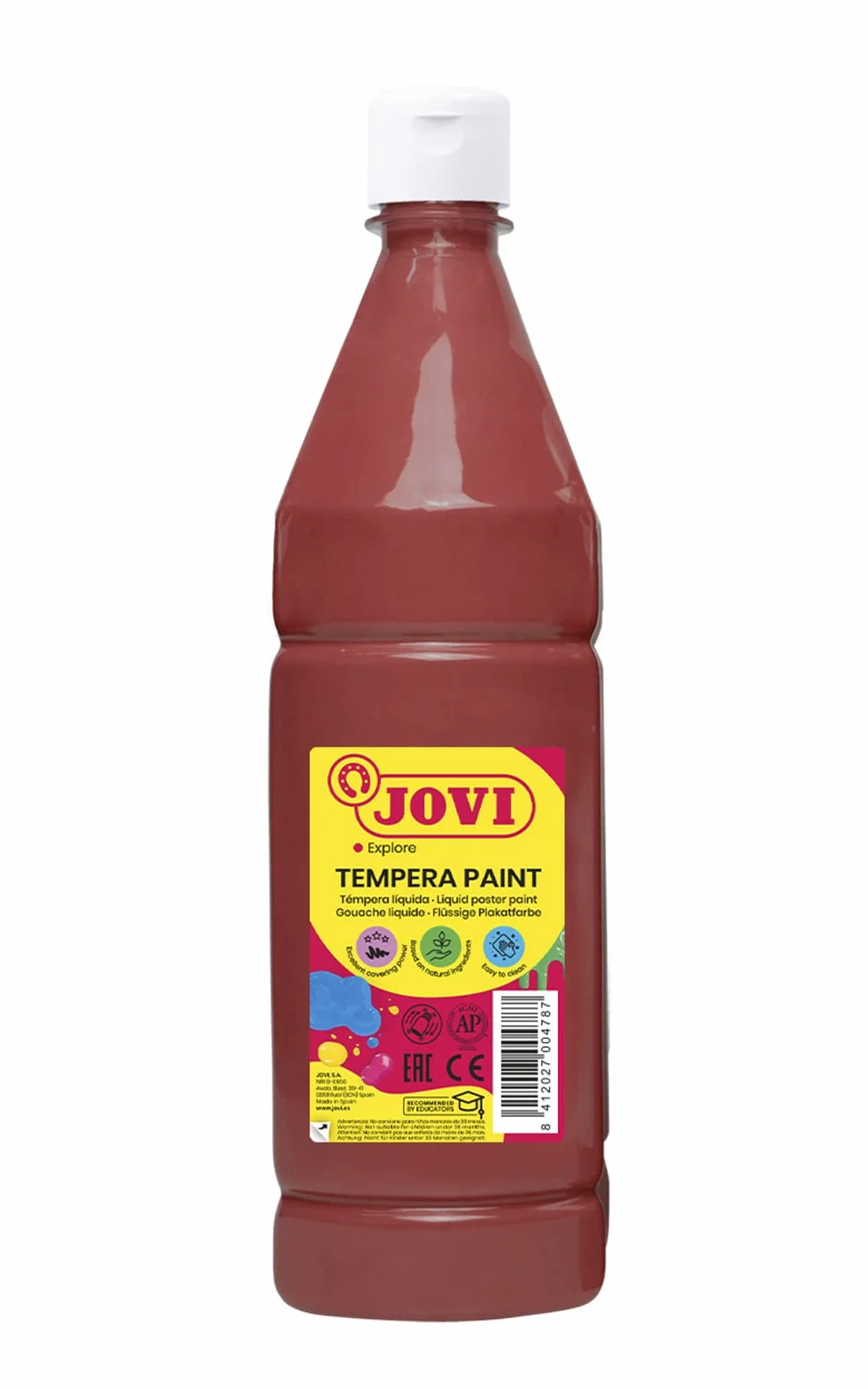 Jovi 511 - Témpera líquida | Pintura a base de ingredientes naturales, Fácil de lavar, Sin gluten