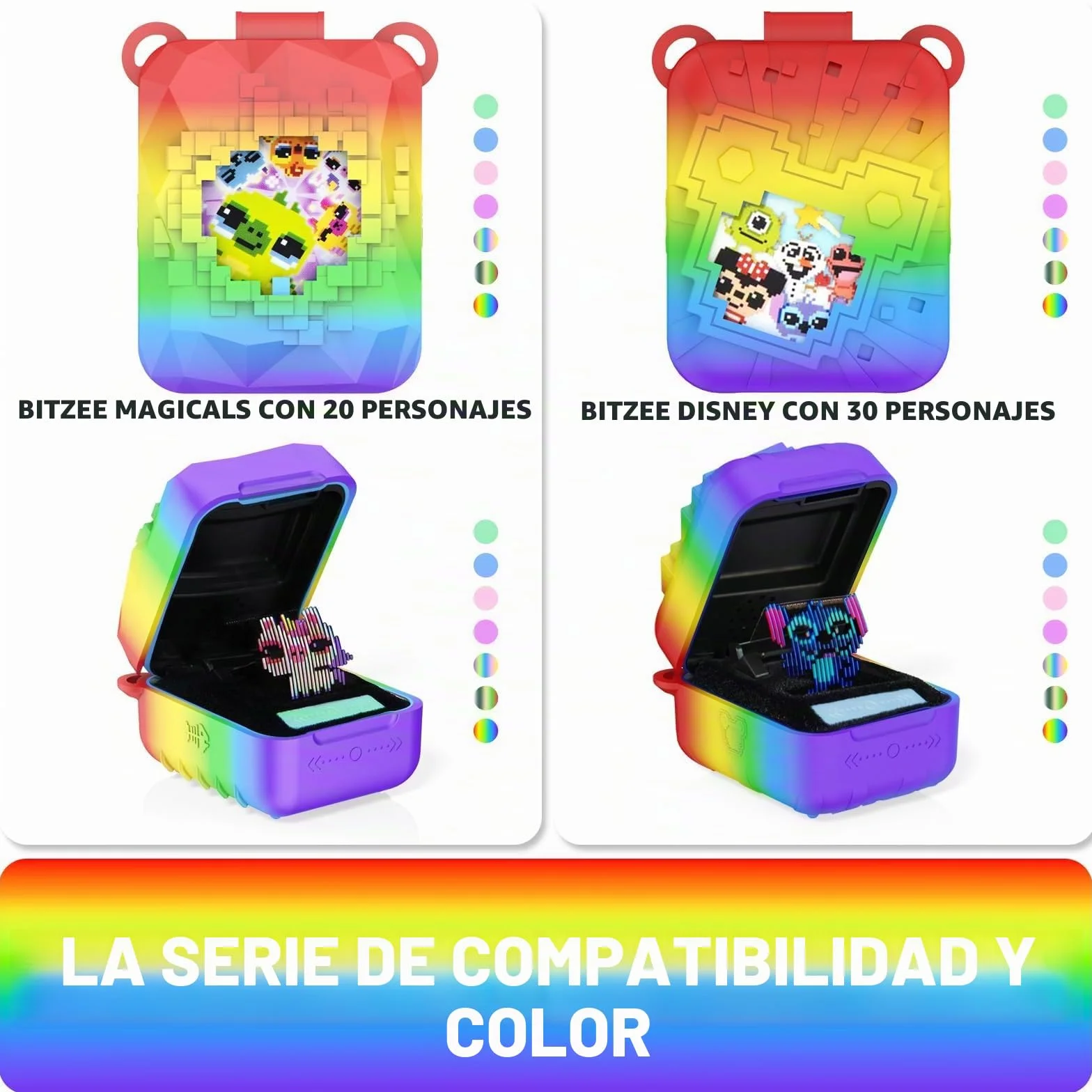 Funda de silicona para Bitzee Disney Interactive Toy – Anticaída, con correa y duradera, apta para Bitzee Disney Interactive Toy (color rojo)