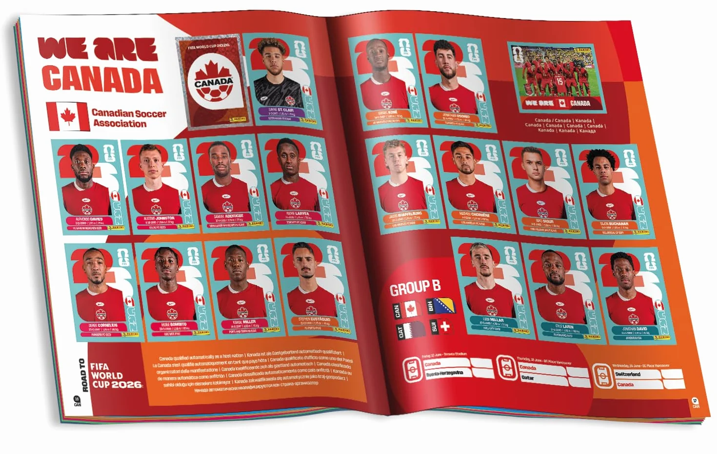 Panini Álbum de Calcomanías Copa Mundial FIFA 2026 Multicolor