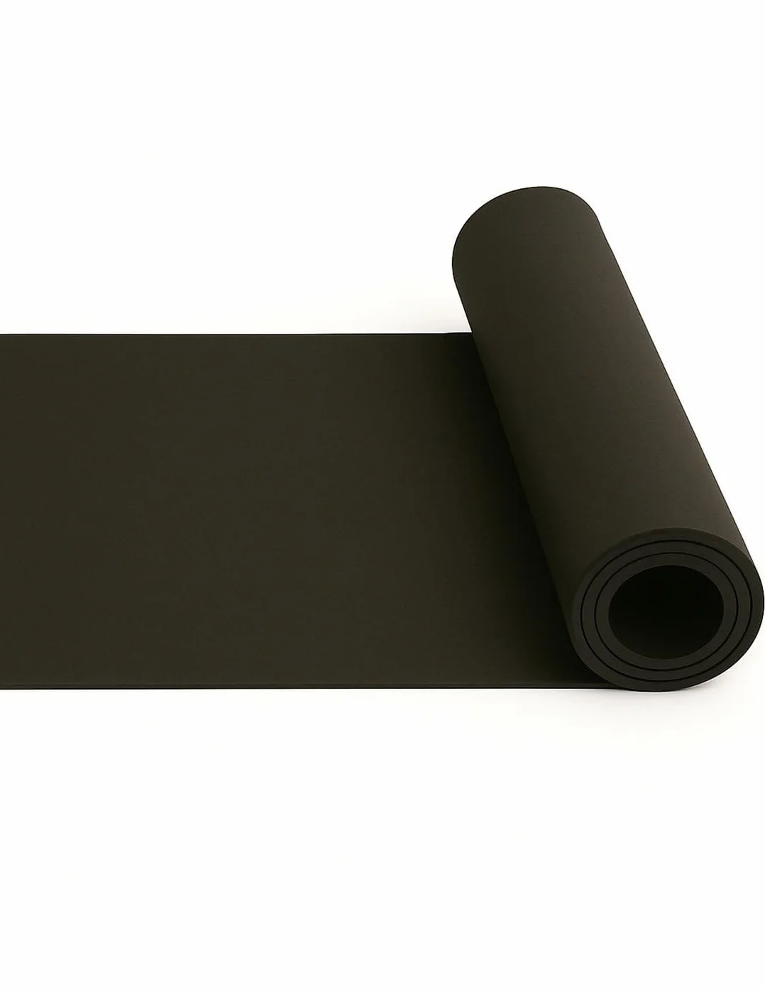 Esterilla de Ejercicio Negro Liso Fitness para Gimnasios Sport Premium