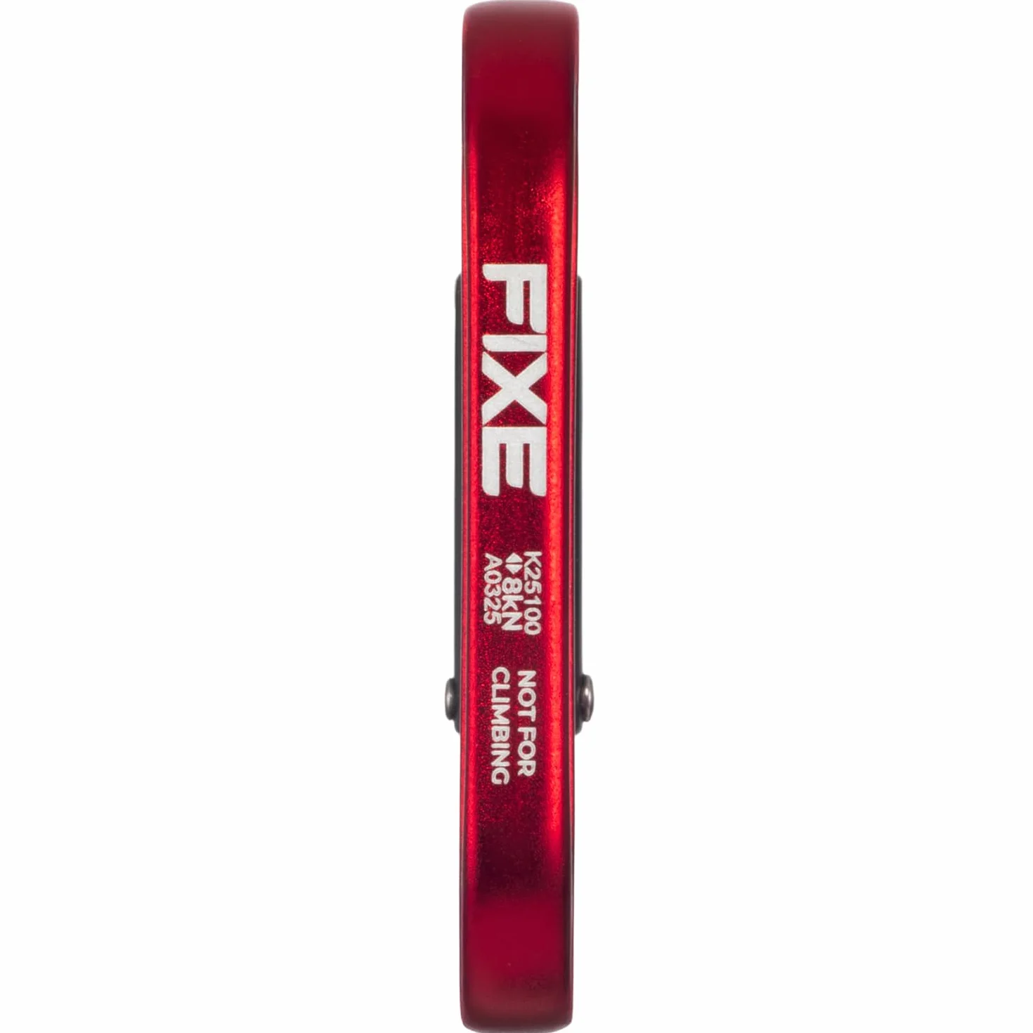 Mosquetón Auxiliar Xot Aluminio 7075 Cierre Keylock 8 kN Rojo