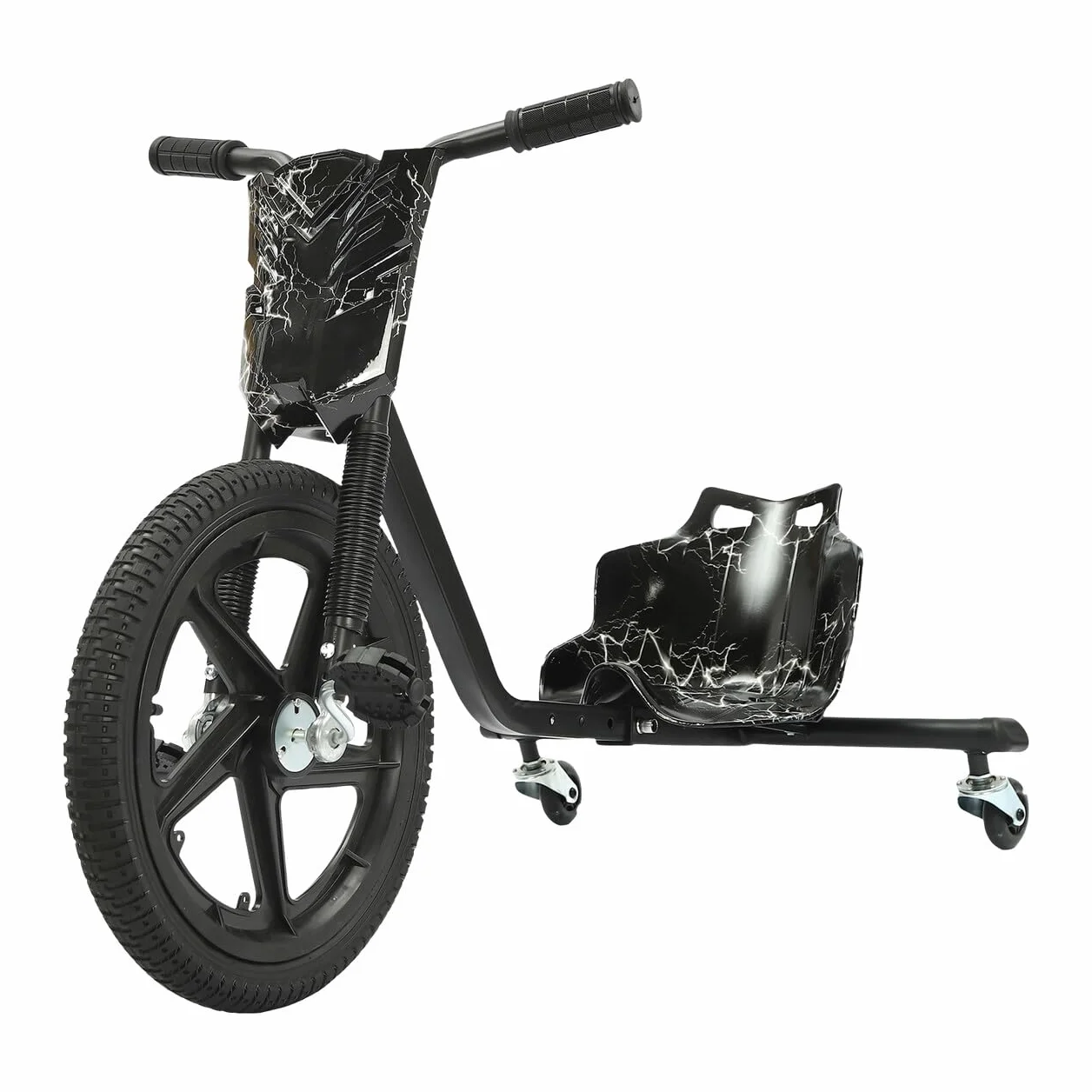 Drift Scooter Drifter Triciclo Triciclo Trike Trike para niños Bicicleta de niños Pedal Scooter de deriva Triciclos Rueda Trasera con Luz Triciclos Juguetes Rodantes Gokart 3 Ruedas Bicicleta 360