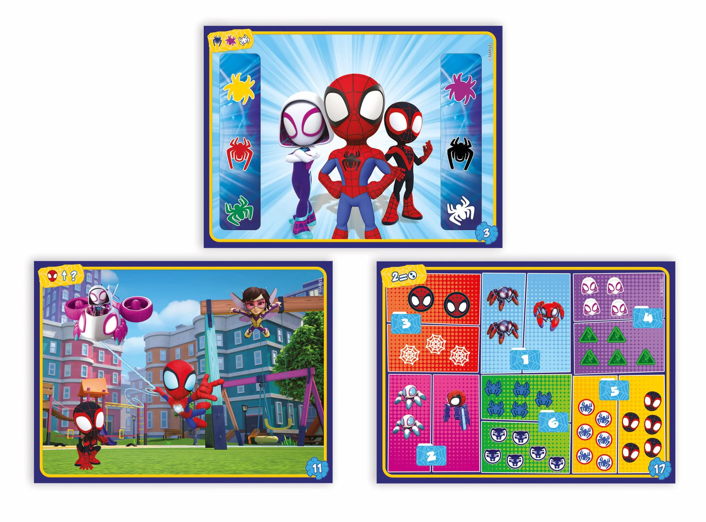 Clementoni Educational - Boli Interactivo Marvel Spidey Juego con Tarjetas Y Recorrido Didáctico Educativo Interactivo De Escritura Y Razonamiento Spiderman Dibujos Animados, Niños 3-6 Años, 16805