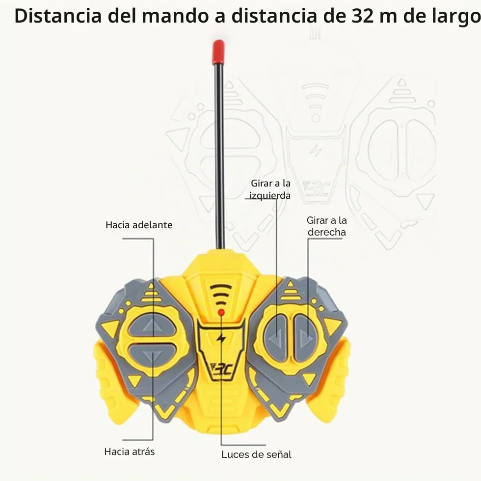 Autobús de control remoto, autobús RC 1/30 4CH con música ligera, puerta apertura, autobús juguete de interacción padre-hijo