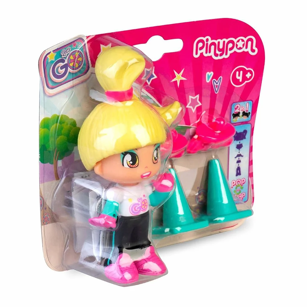 Famosa-Pinypon Let's Go-Monopatín y Patines (PNY30000)