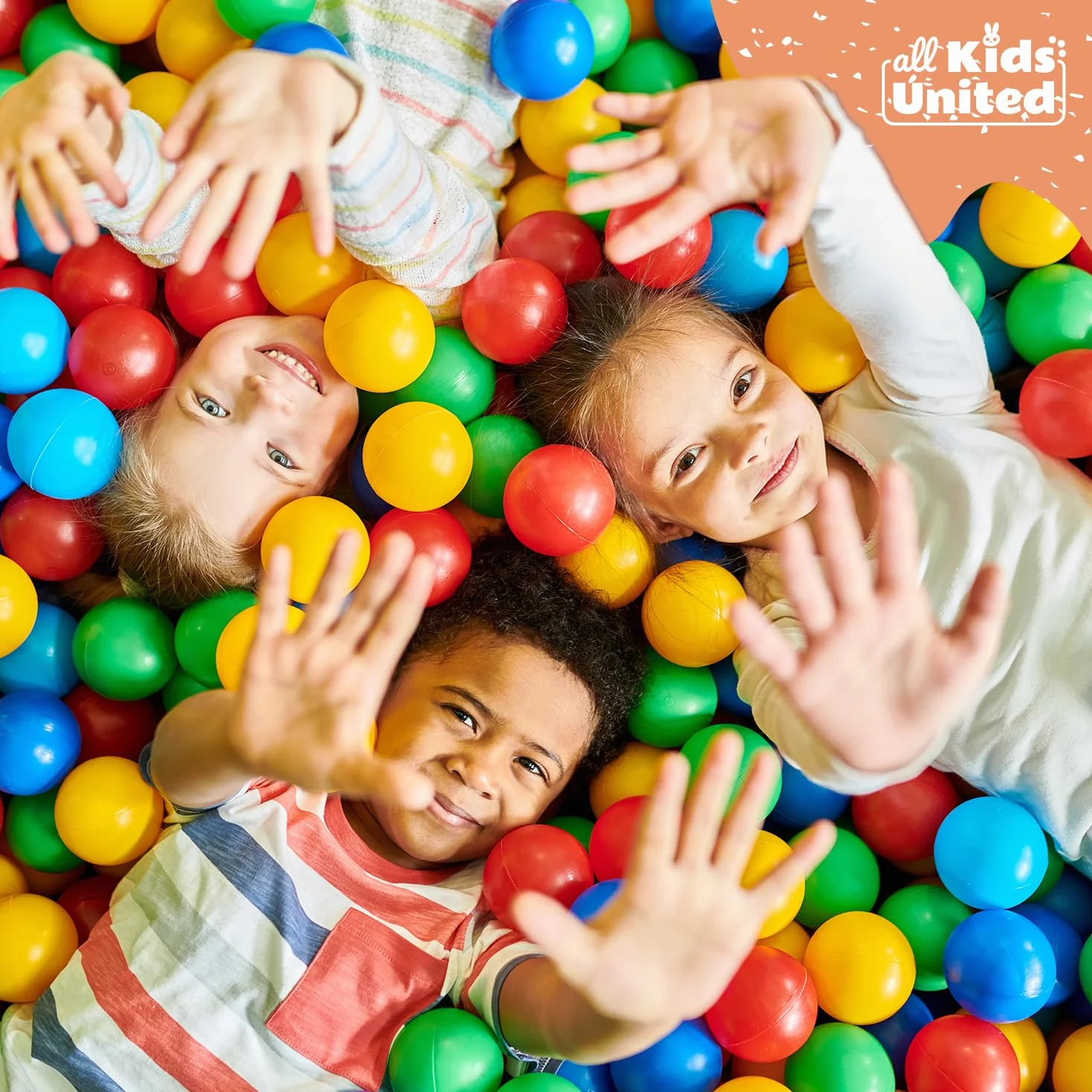 all Kids United® Tienda de campaña con túnel, Piscina de Bolas, túnel para Gatear y más (sin Bolas) XXL playland casa de Juegos Pop-up de 5 Piezas con Bolsa