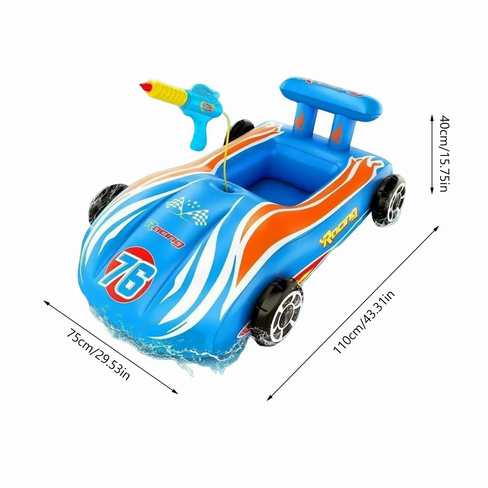 Flotador de Coche para Piscina Juguete inflable acuático | Juguetes de Guerra con Agua Para días de juego, lago, camping, jardín, de cumpleaños, patio trasero