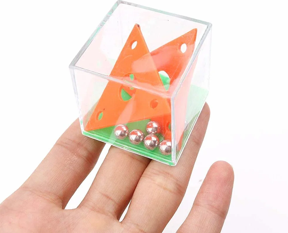 Comius Sharp 24 Pcs Mini Rompecabezas y Puzzles, Juegos de Habilidad con Niveles Diferentes, Set de 3D Laberintos para Regalos de Fiesta Cumpleaños