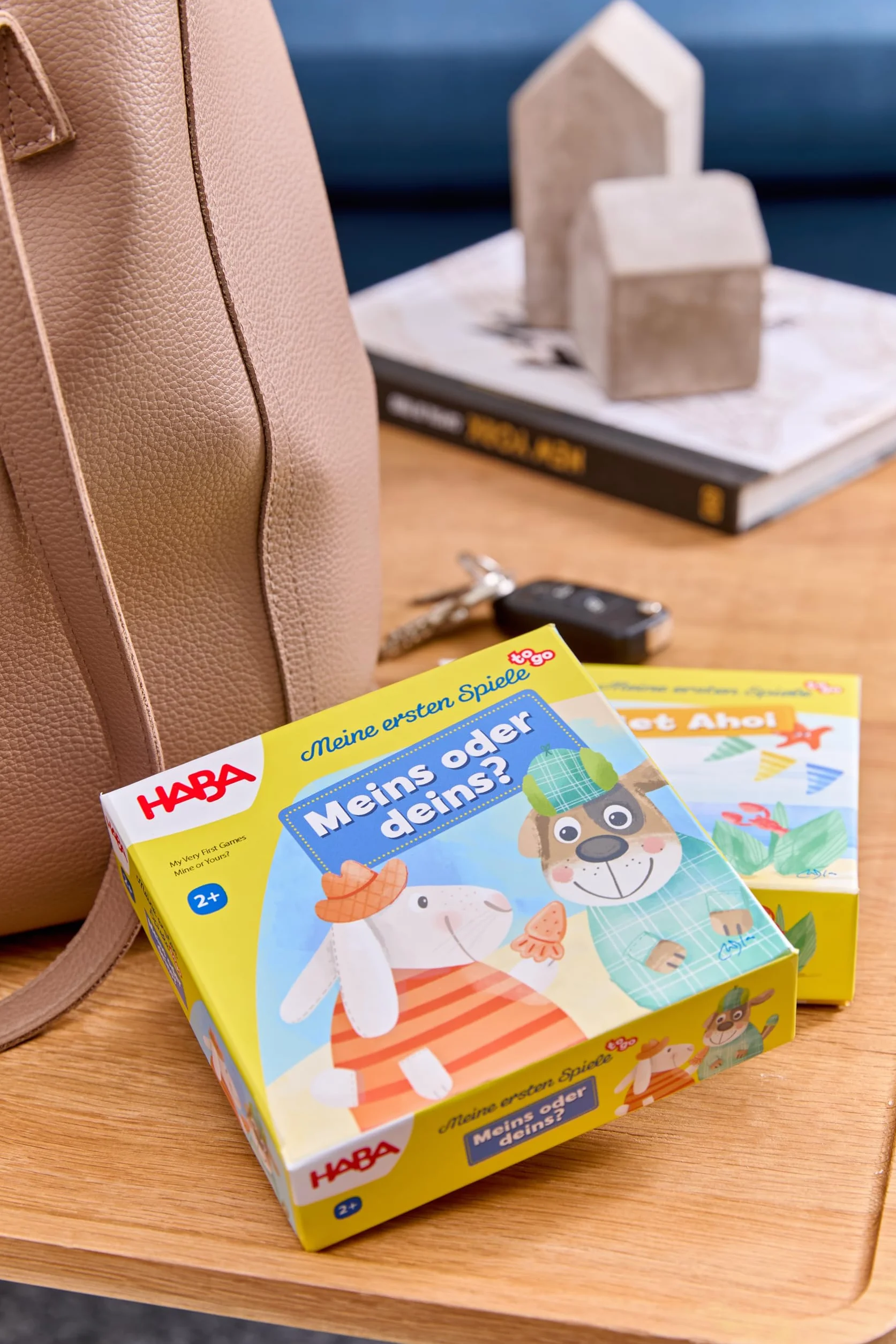 HABA Mis Primeros Juegos – ¿Mío o tuyo? Juego Infantil de Mesa de Memoria, de Viaje. Más 2 años