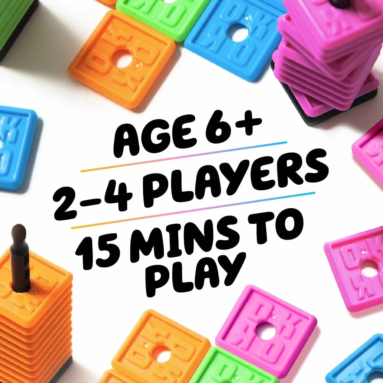 Big Potato Ok Play Juego Ganador de múltiples premios para niños y Adultos | Gran Juego de Viaje para 2-4 Jugadores (con Instrucciones en español)