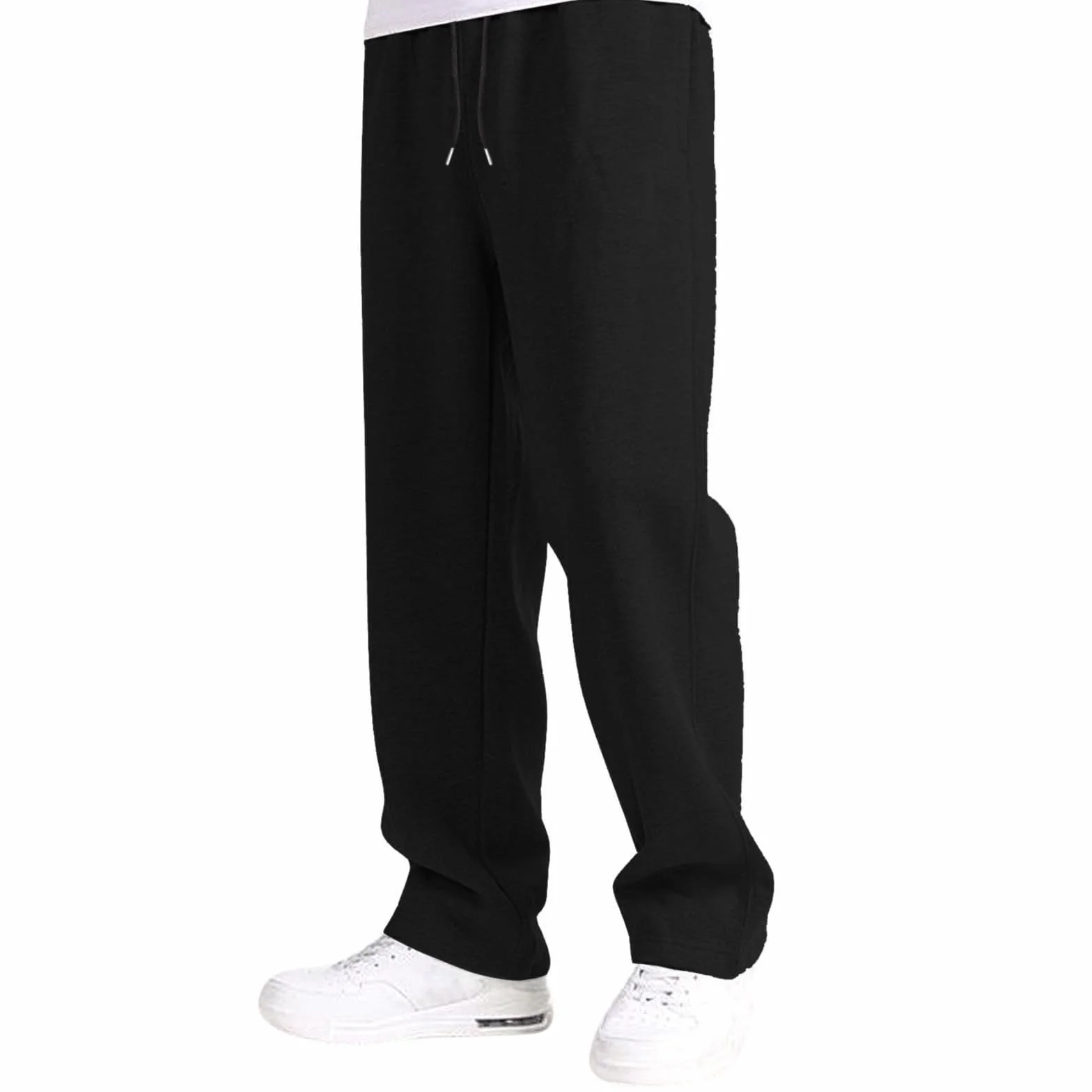 Pantalones Largos con Cintura Elástica y Bolsillos para Niños Jogging Corte Holgado