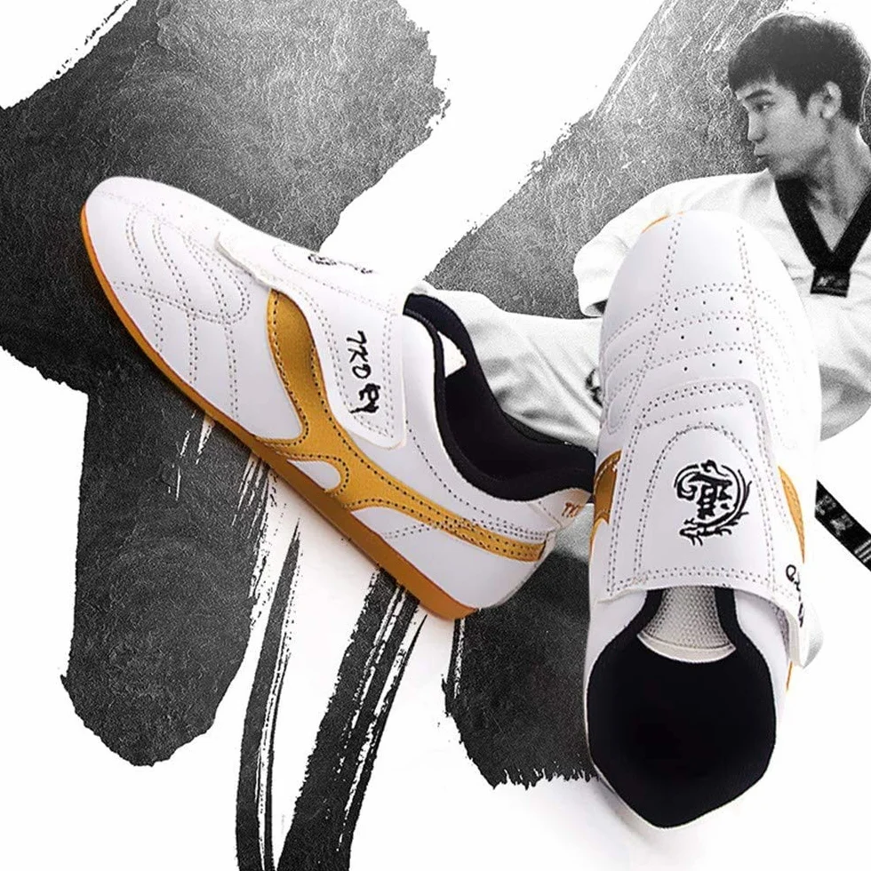 Meng Zapatillas De Taekwondo Antideslizantes Zapatos De Artes Marciales White 39