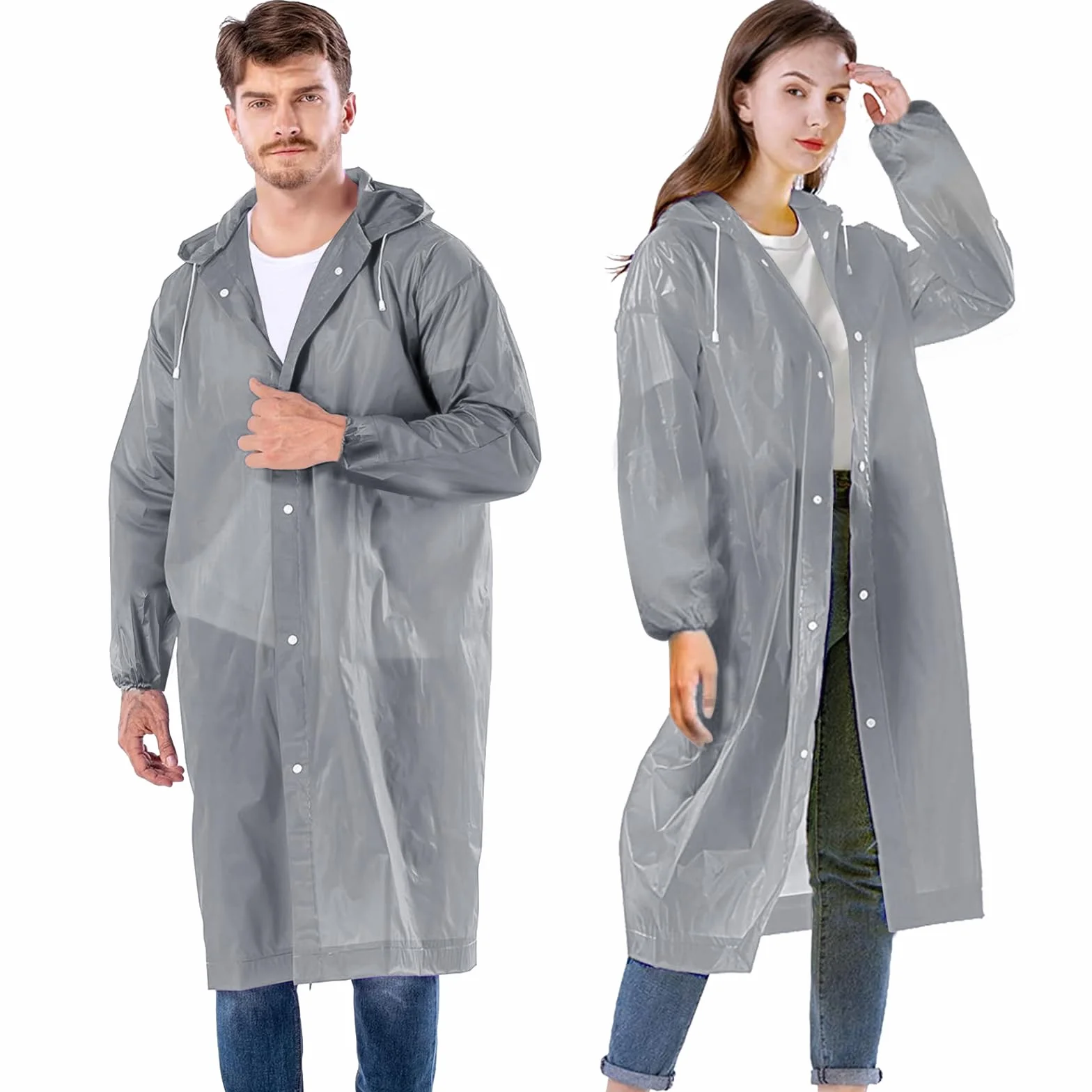 AOKITO Poncho Impermeable Reutilizable de EVA Transpirable para Senderismo, Ciclismo