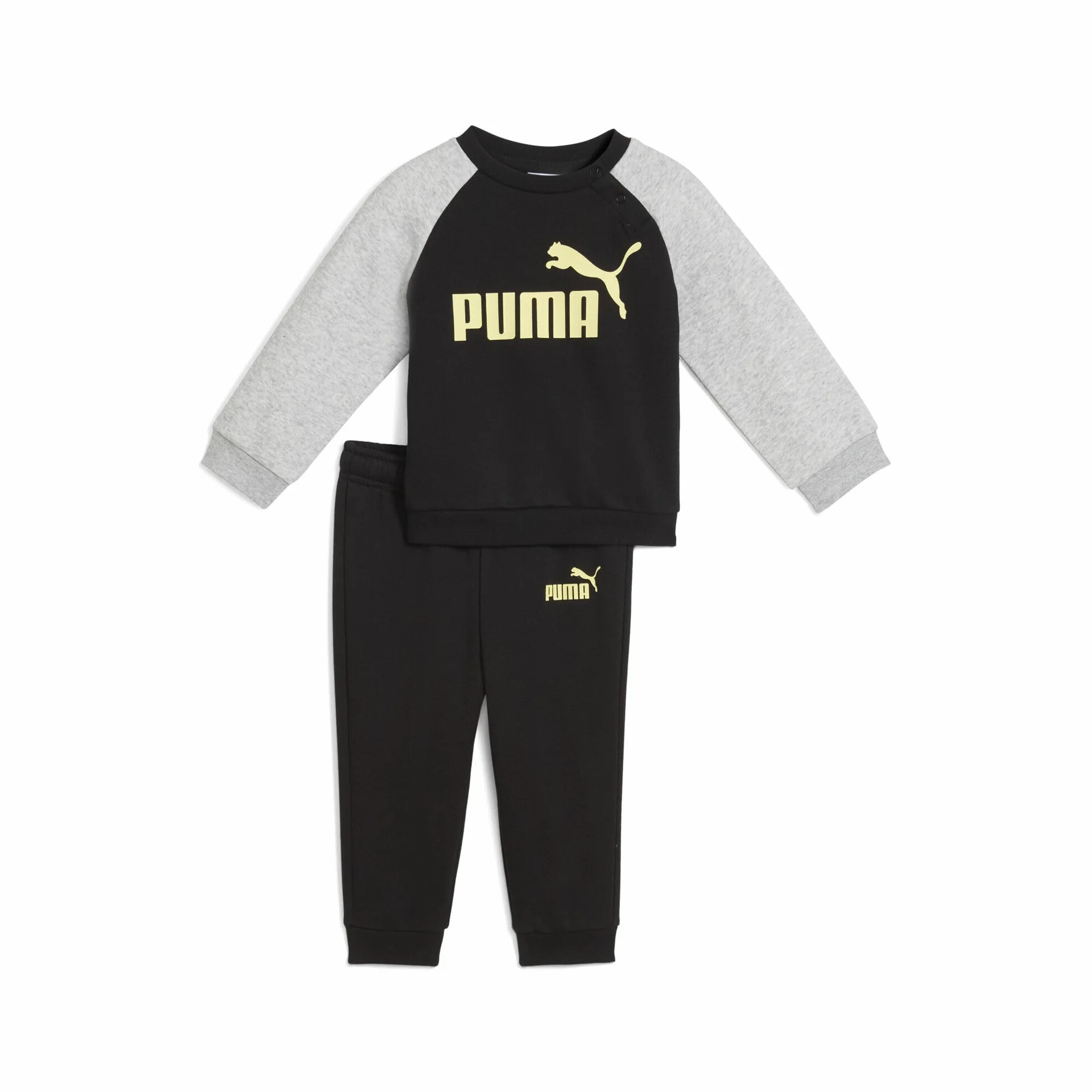 PUMA Minicats Ess Raglan Crew Set Fl Inf Trajes de punto Unisex bebé