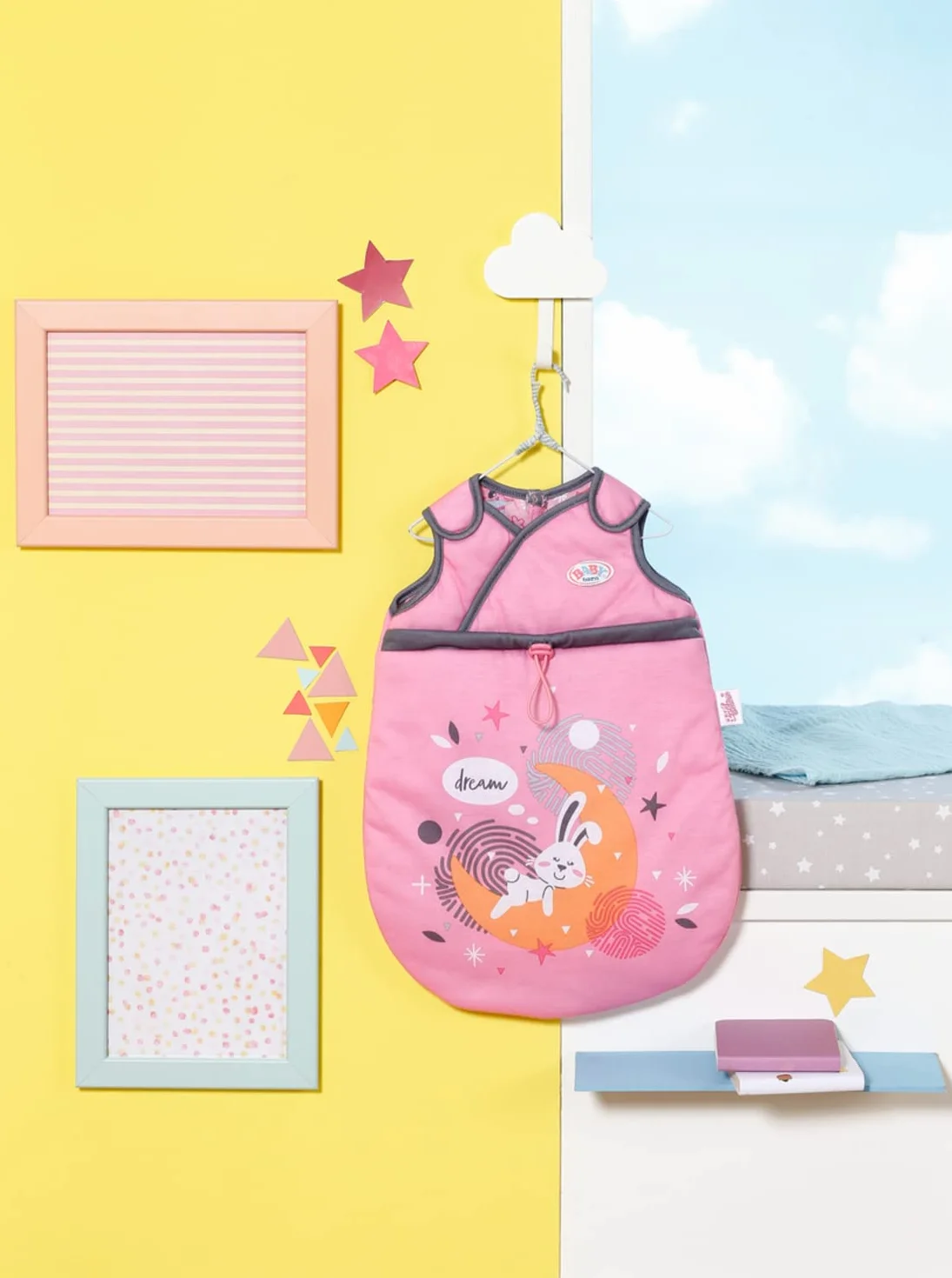 Baby Born Saco de Dormir - Saco de Dormir para muñecas 43cm - para niños a Partir de 3 años
