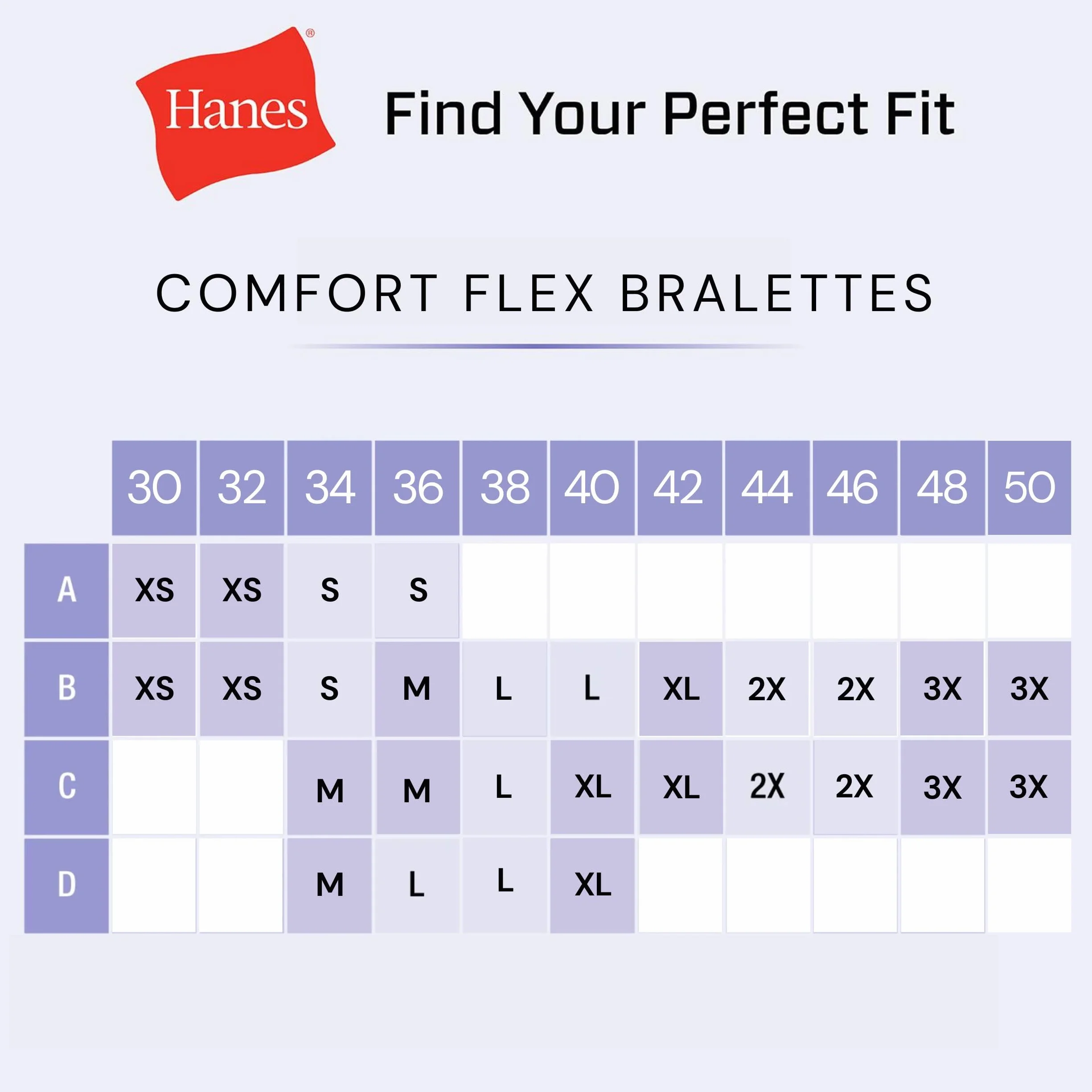 Hanes Bralette Pack 3-Pack Cotton Scoopneck Low-Impact Sports Bra Mujer