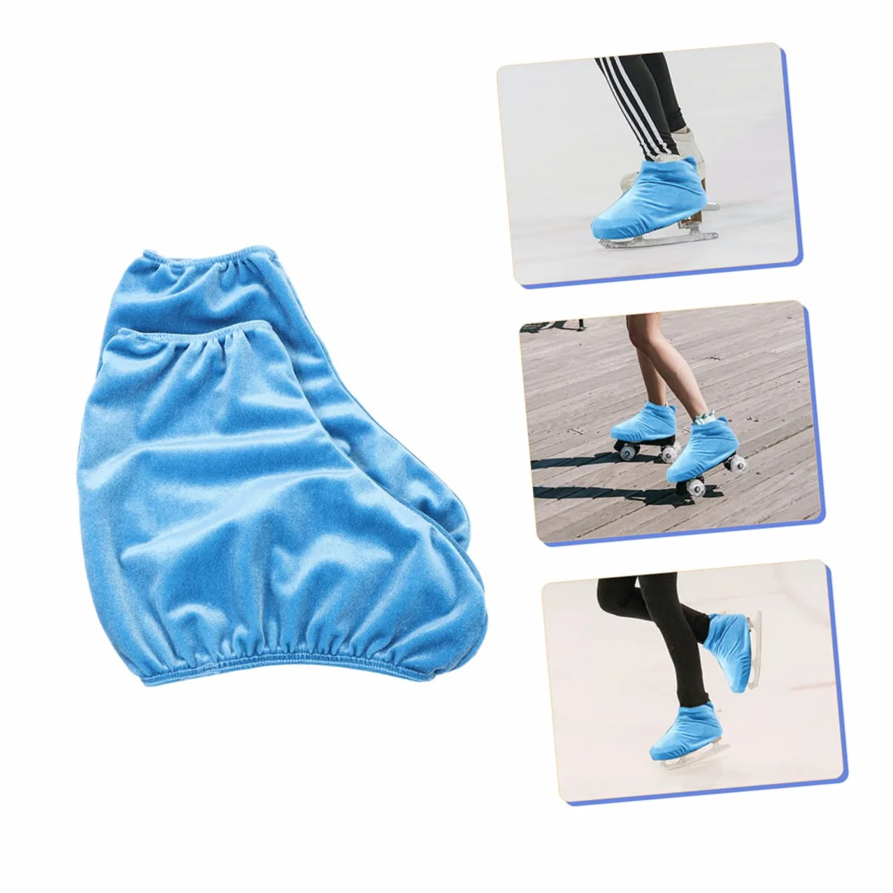 Toyvian Fundas para Patines Zapatos de Patinaje Cubiertas de Poliéster
