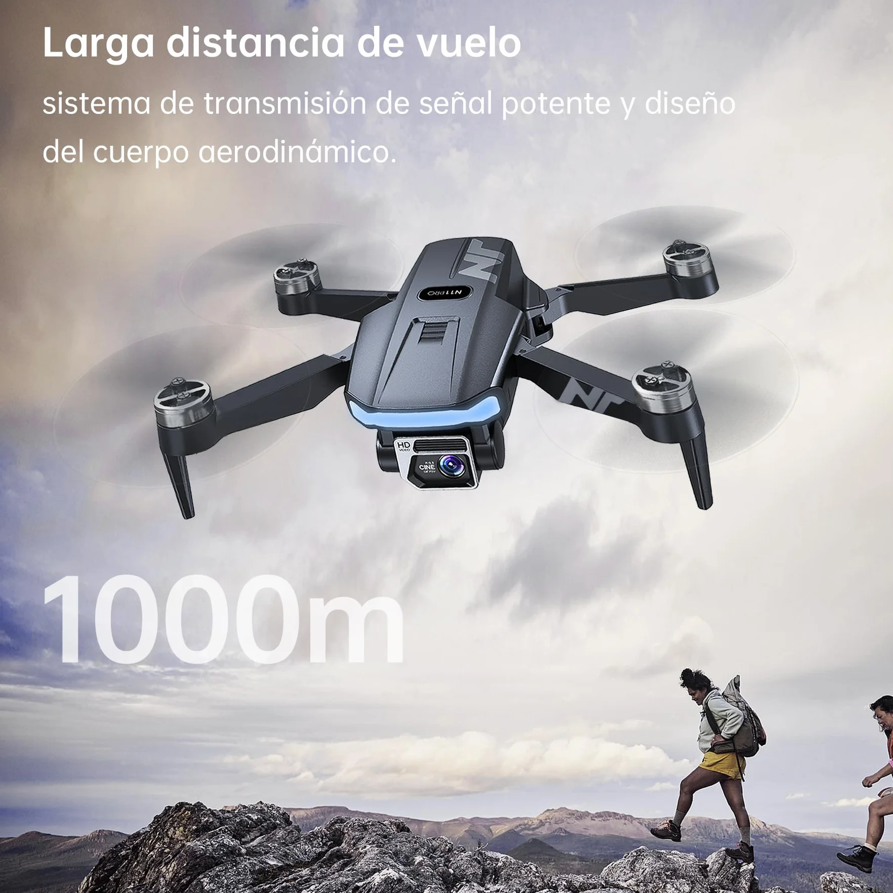NAFYRE N11 PRO Dron GPS con Cámara 4K HD 90 min vuelo motor sin escobillas transmisión 5G FPV