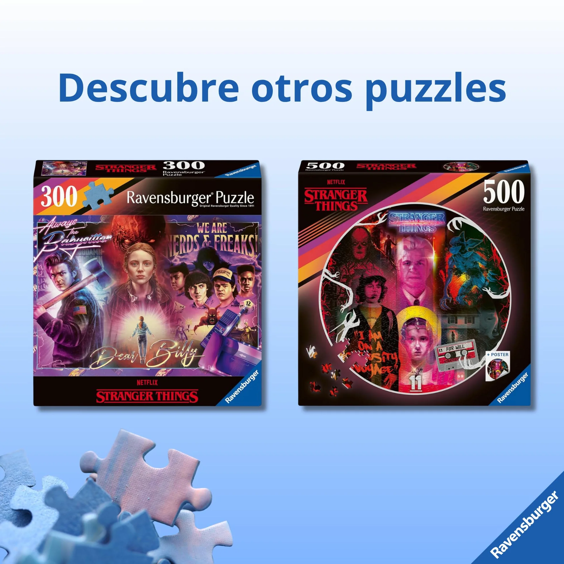 Ravensburger Puzzle 1000 Piezas Stranger Things 70x50cm Adultos +14 Años