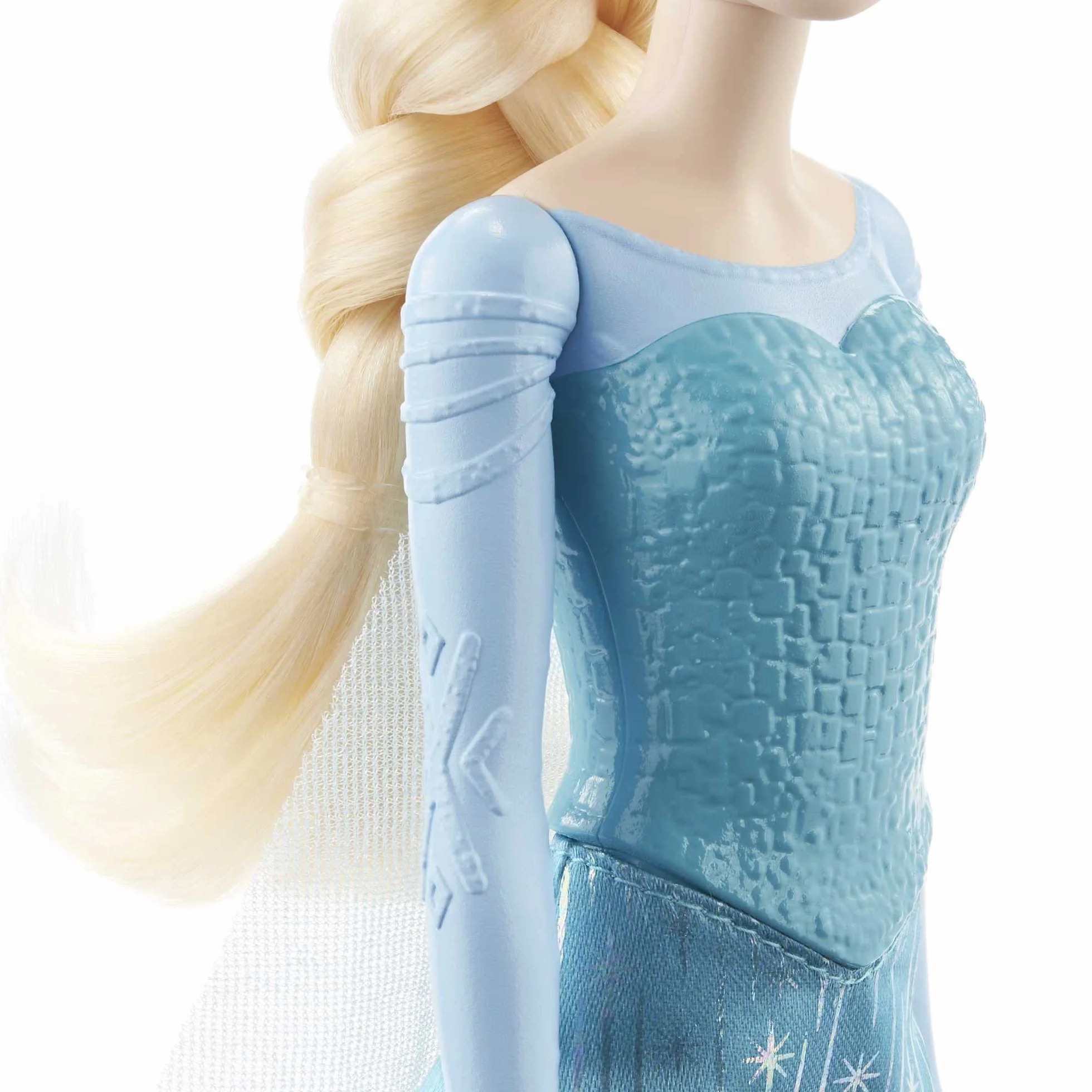 Mattel Disney Frozen Elsa Muñeca con look reina de hielo, juguete +3 años (HLW47)