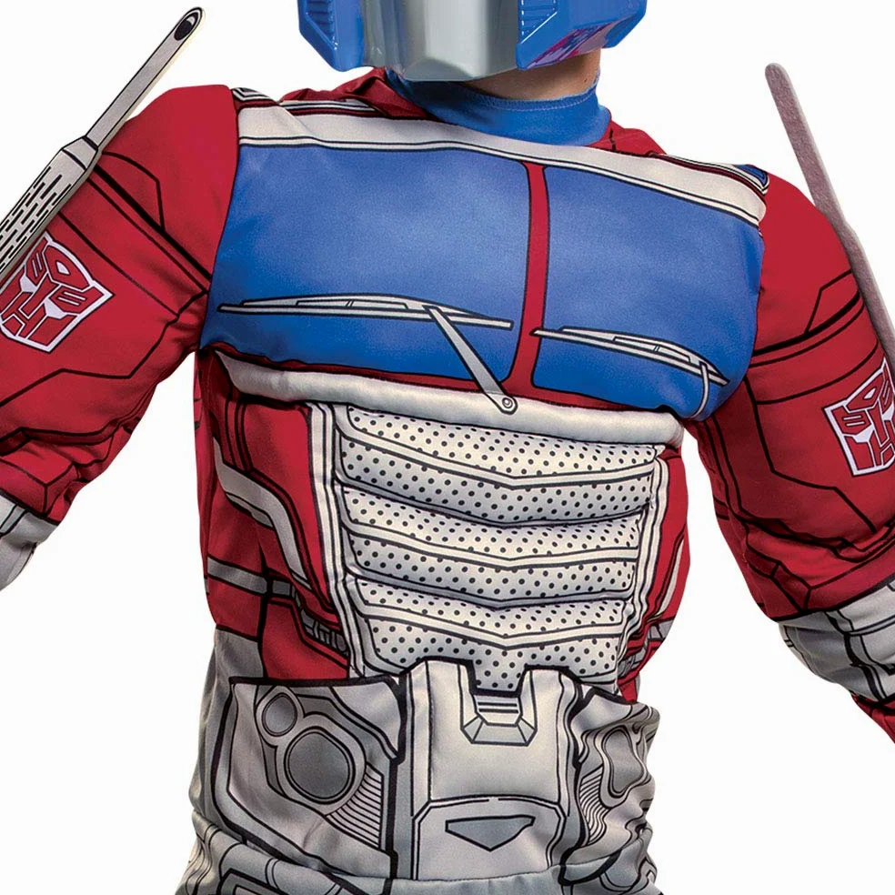 DISGUISE 104919K - Disfraz oficial de Optimus Prime, para niños, azul, talla M