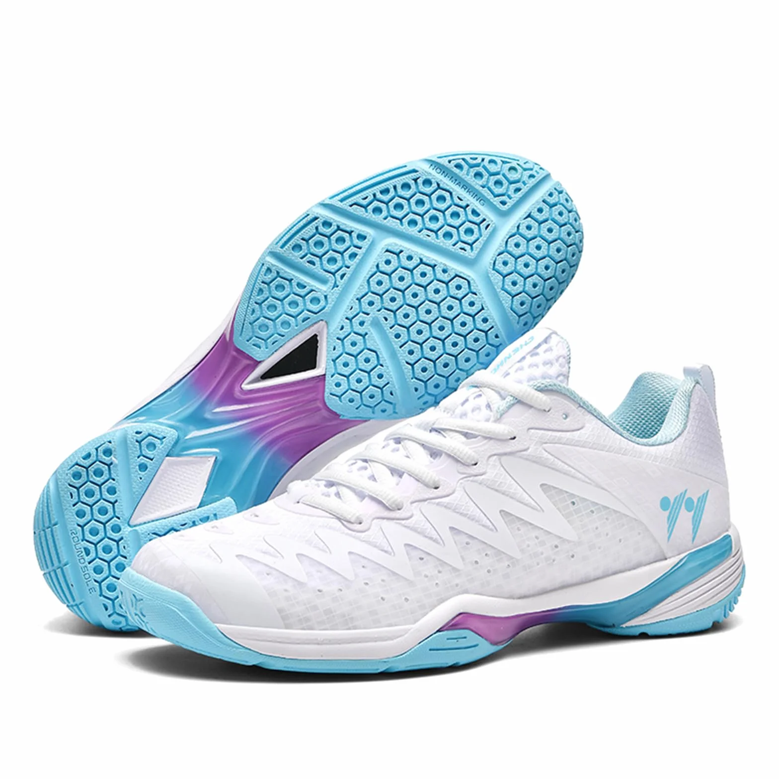 Doppelkraft - Zapatillas de bádminton competitivas con inserto de carbono