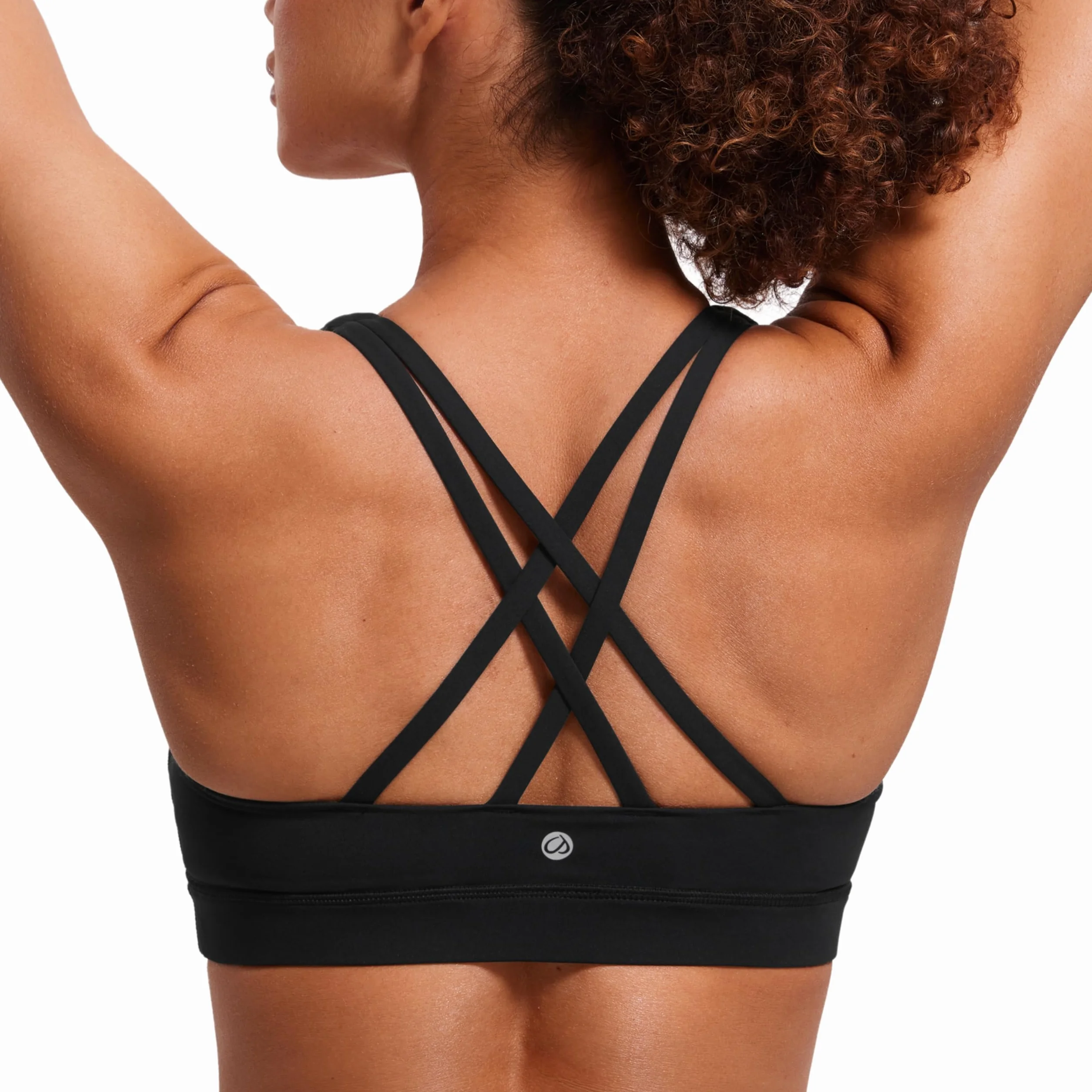 CRZ YOGA Naked Feeling Mujer Sujetadores Deportivos Yoga Cruzados