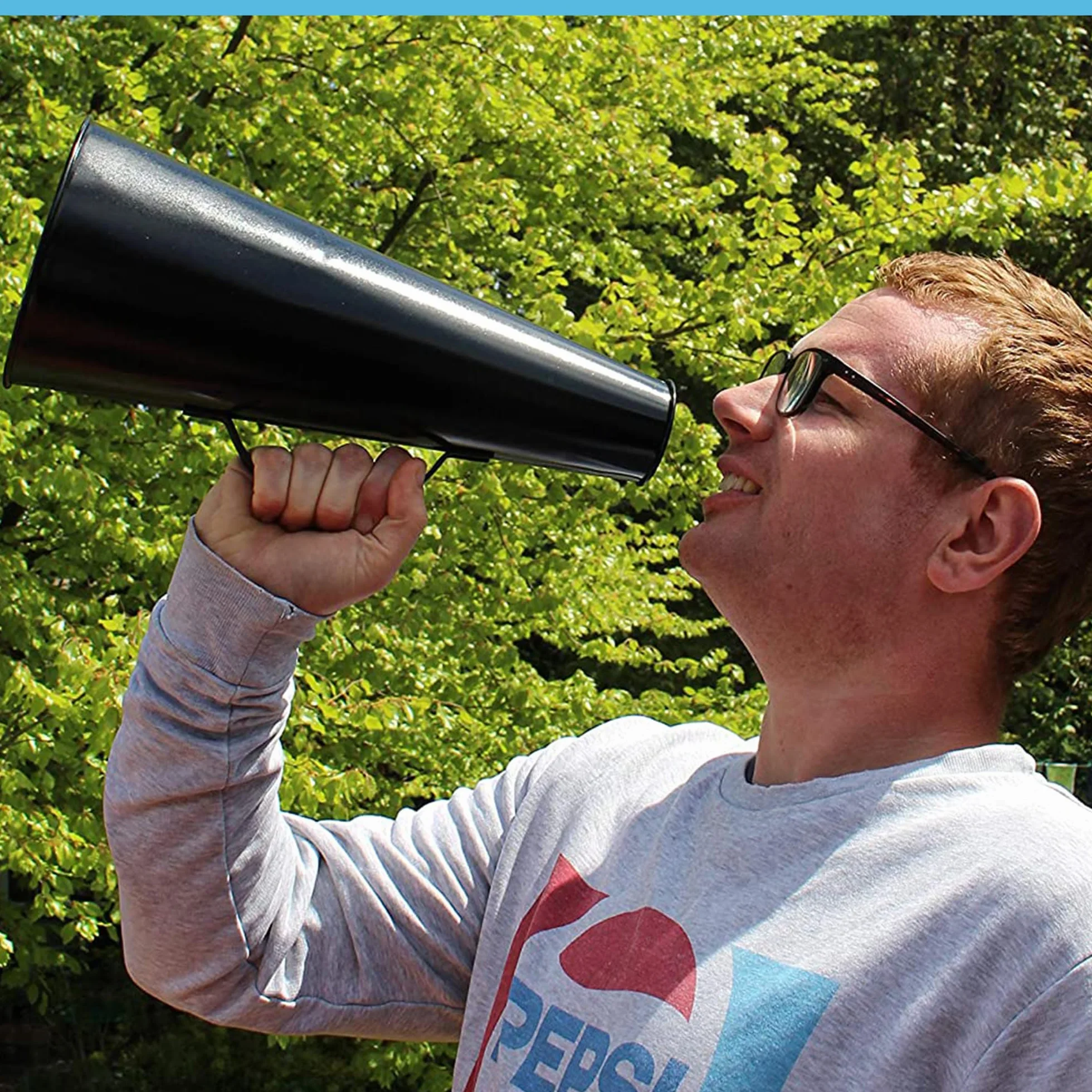 Vintage Metal Megaphone Large